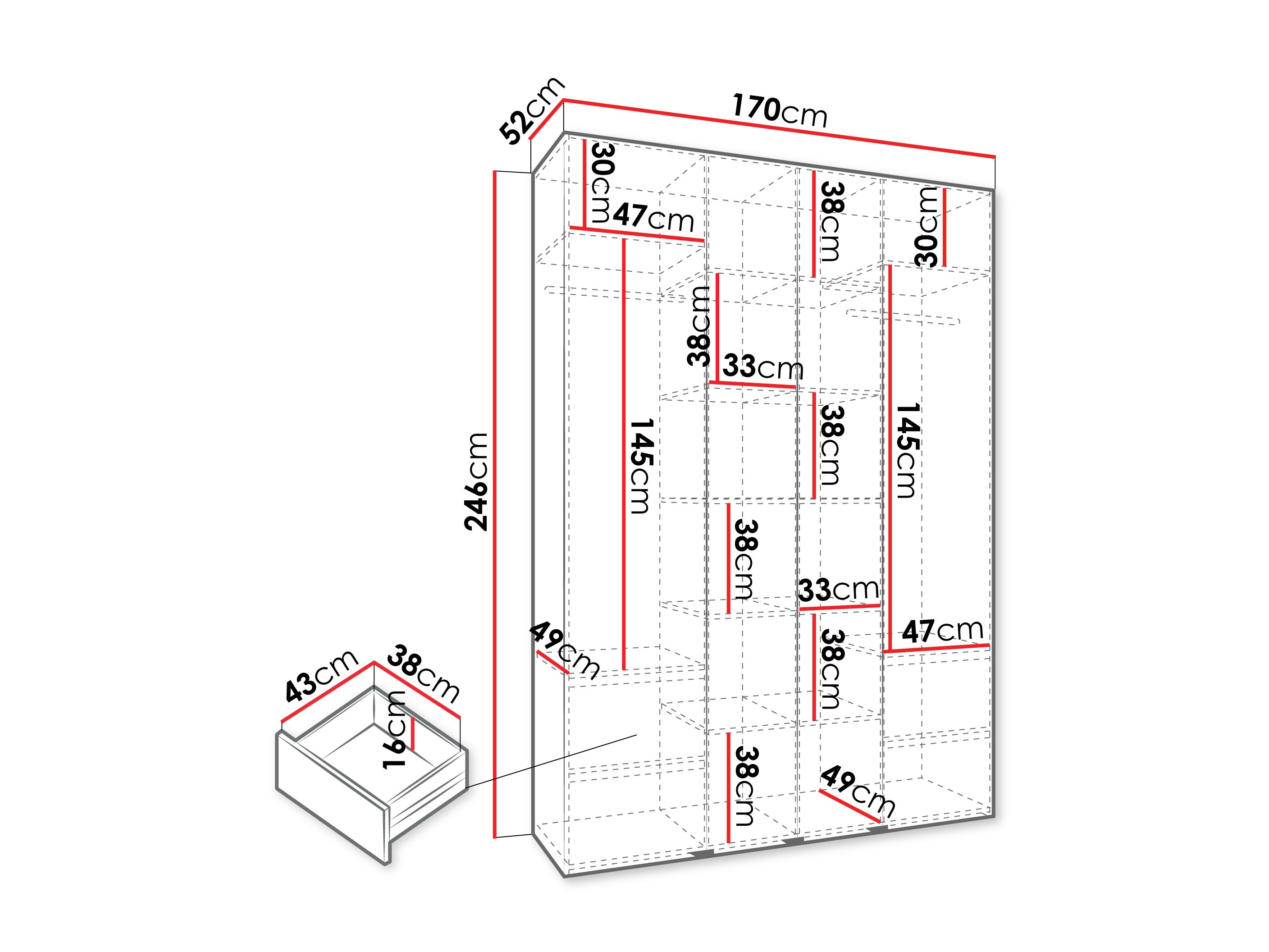 Armario Hartford 564 (Cachemira)
