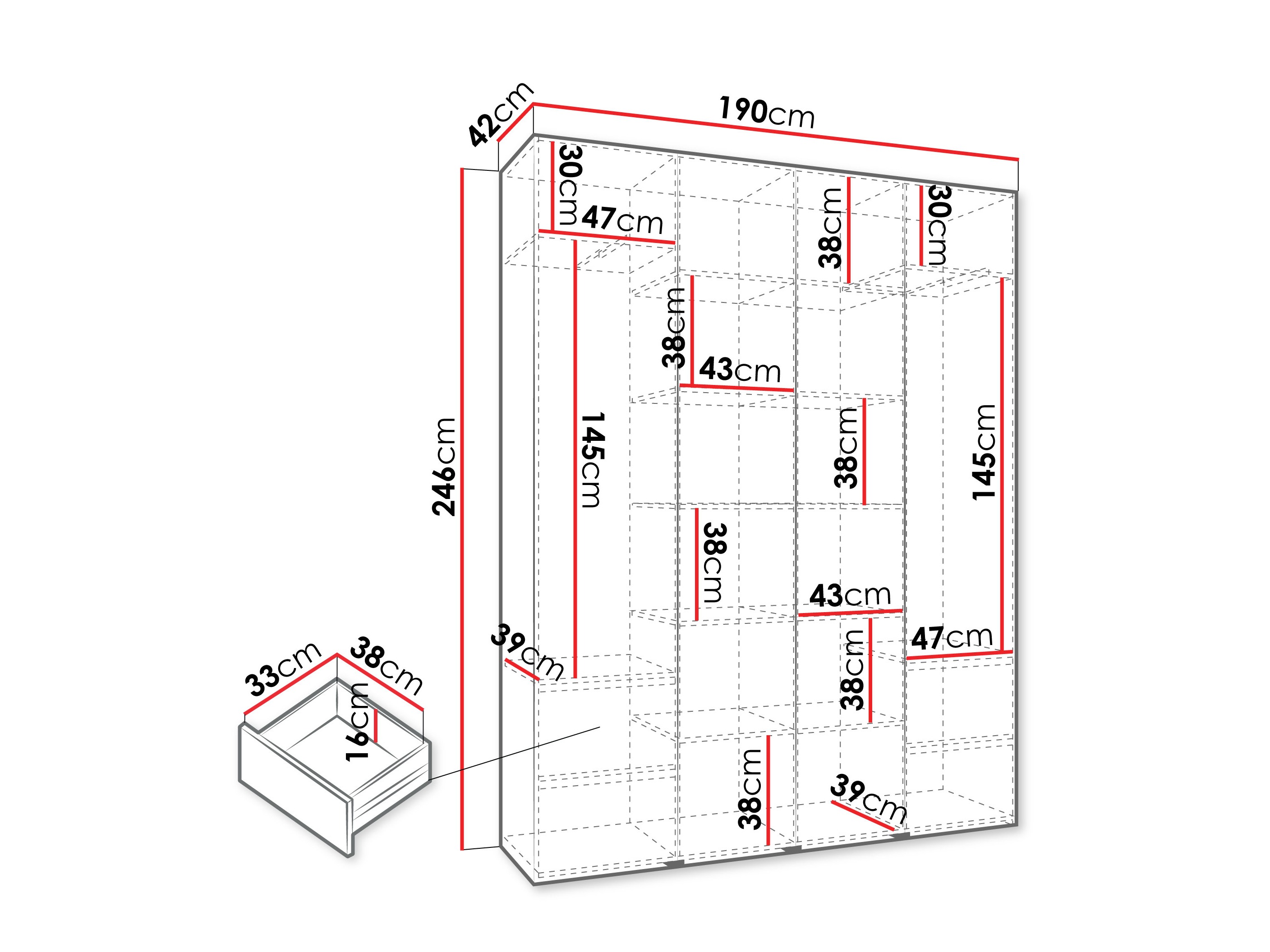 Armario Hartford 564 (Cachemira)