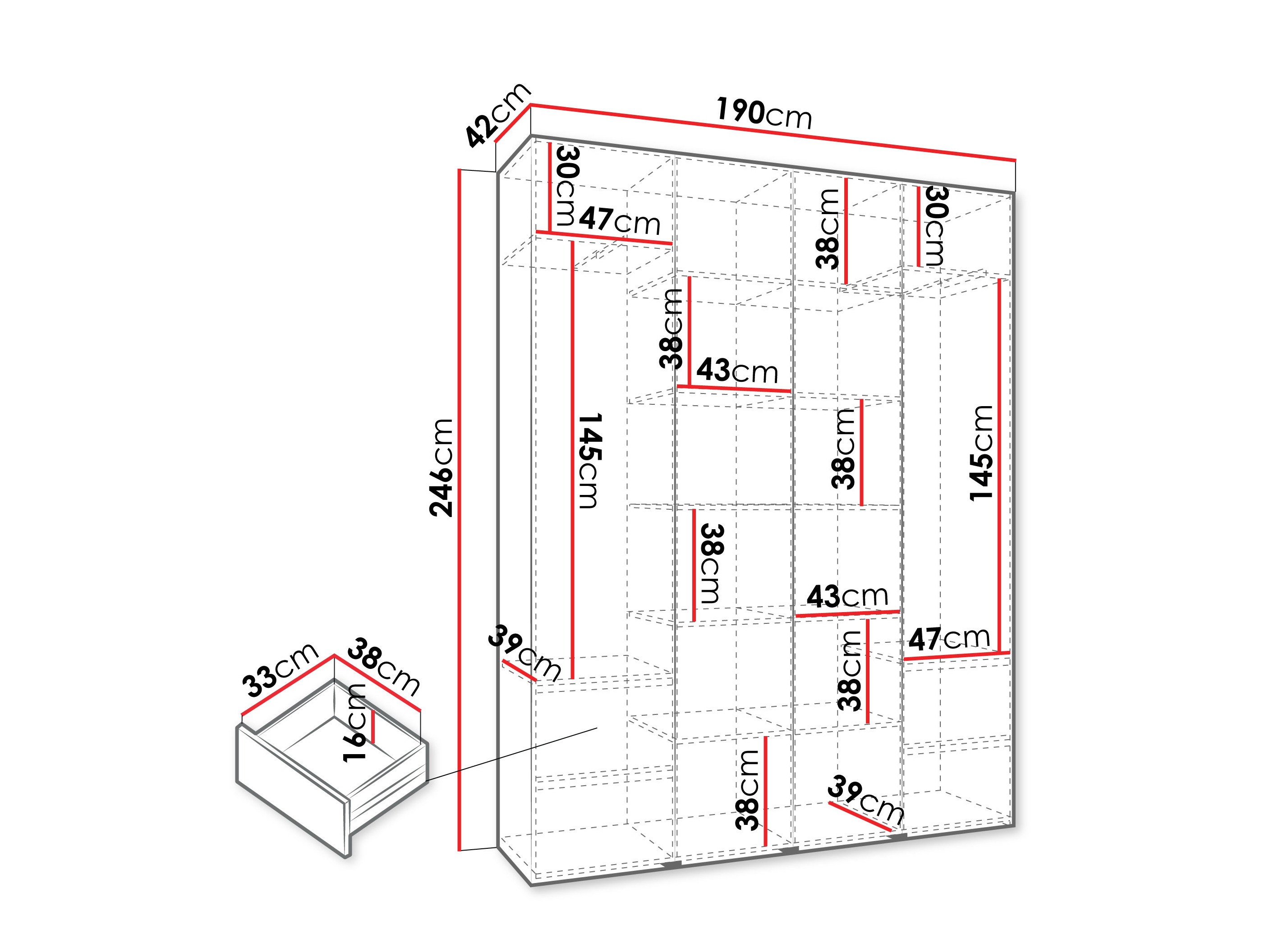 Armario Hartford 570 (Cachemira)