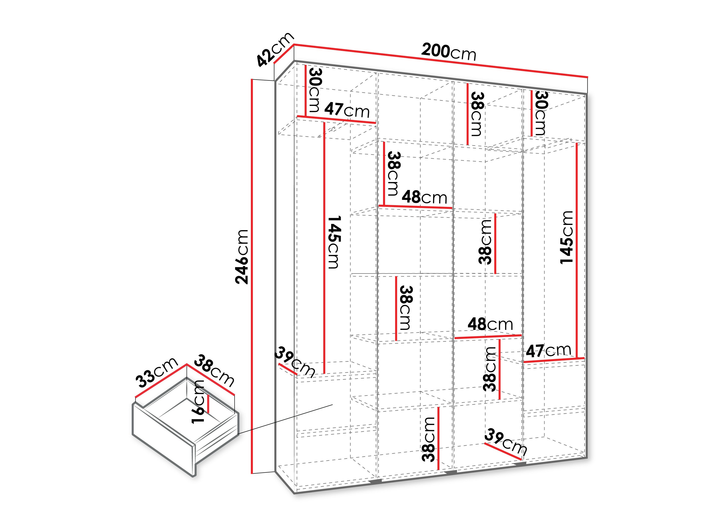 Armario Hartford 570 (Cachemira)