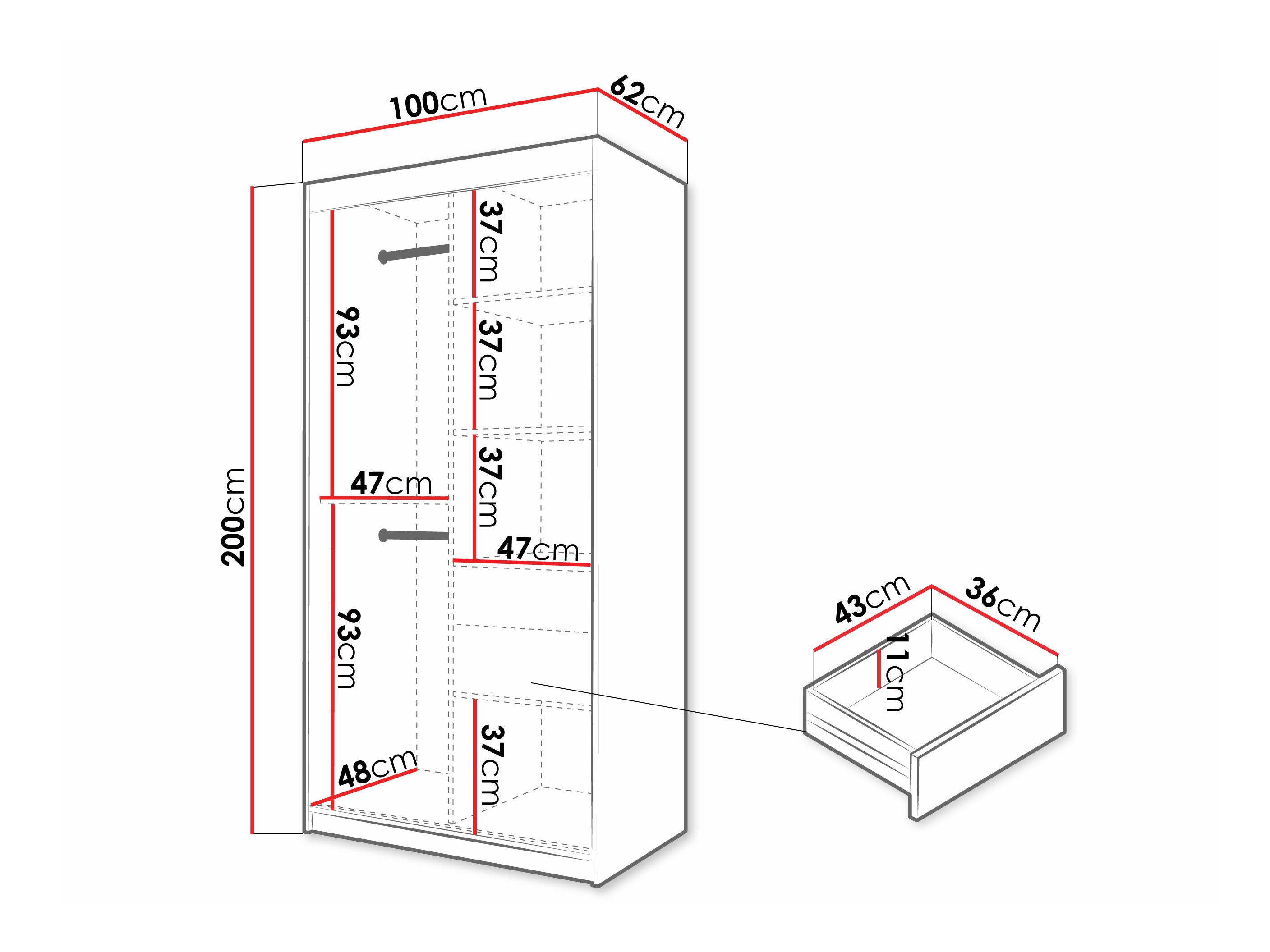Armario Hartford 576 (Blanco)