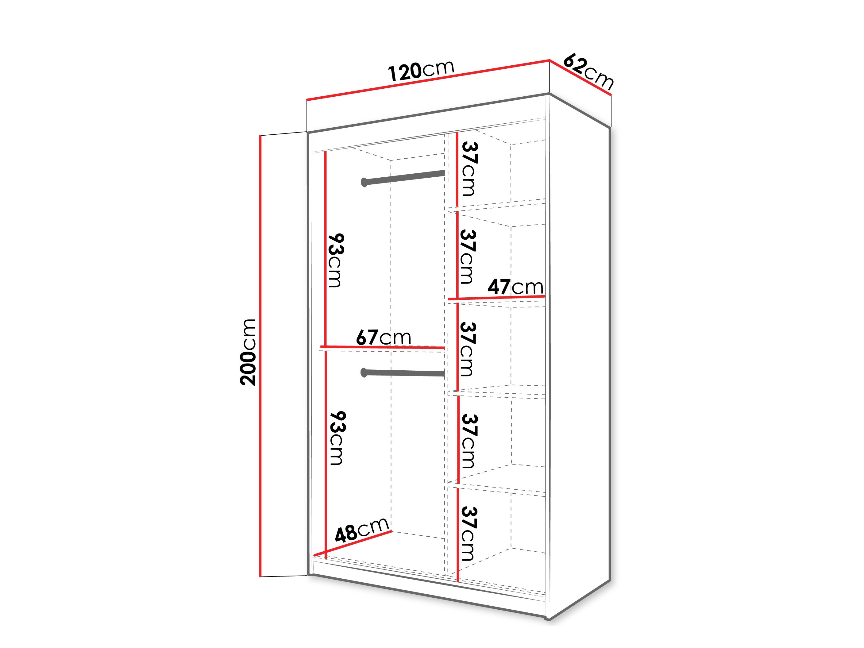 Armario Hartford 576 (Blanco)