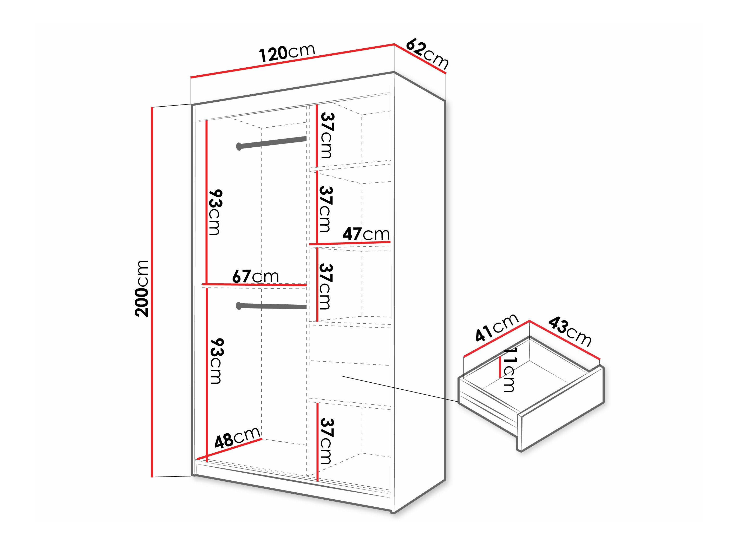 Armario Hartford 576 (Blanco)
