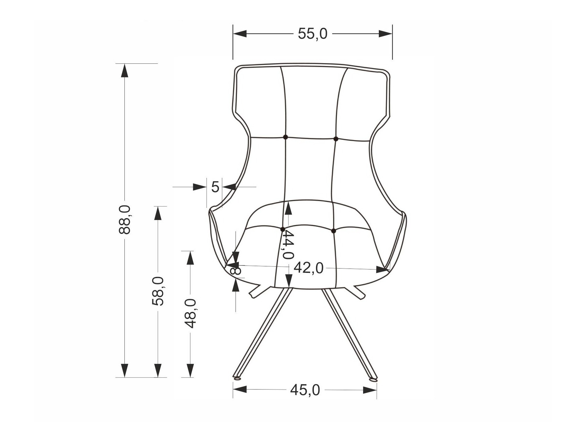 Silla Houston 2055 (Beige)