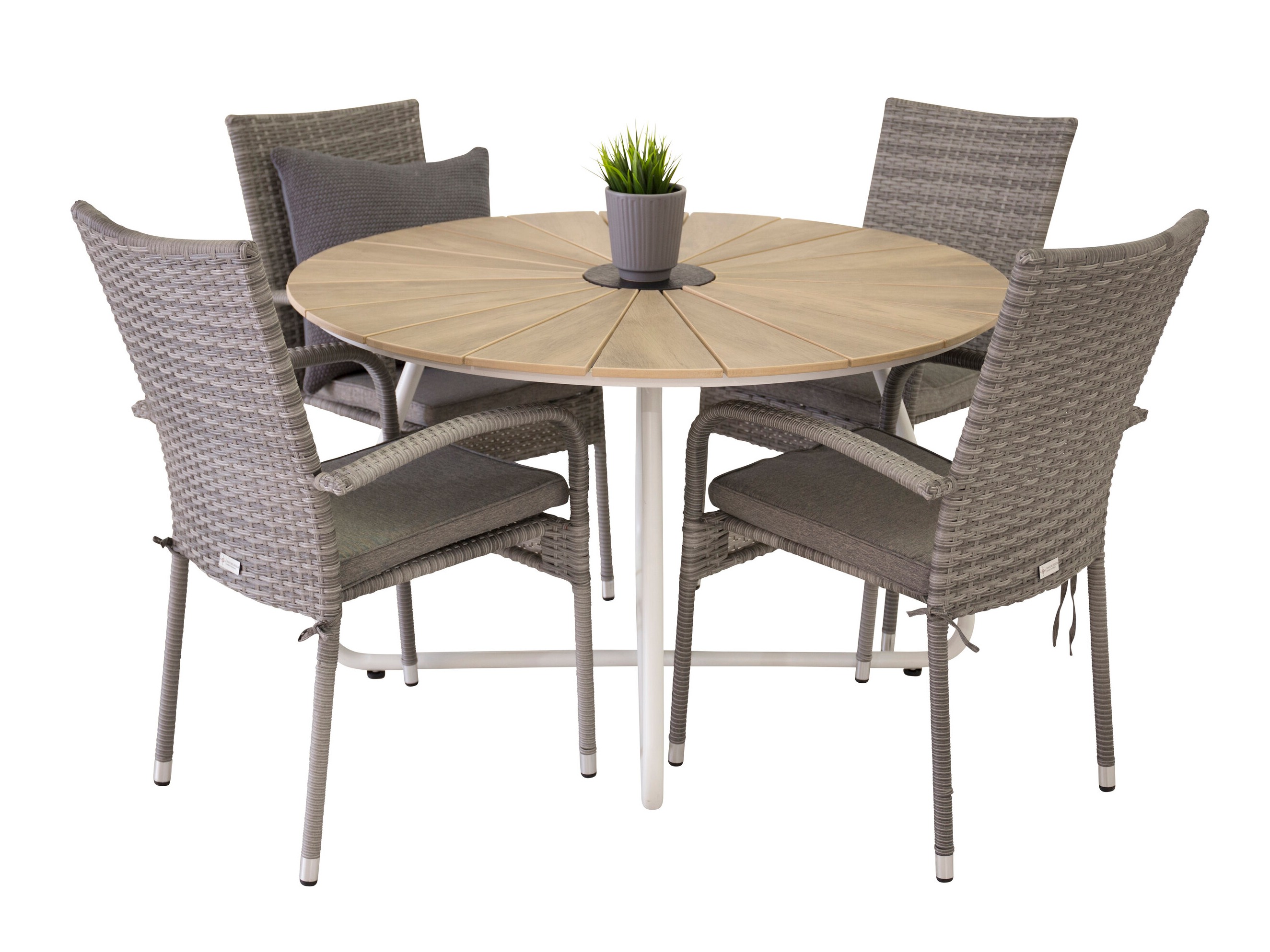 Silla para exterior Dallas 736 (Gris)