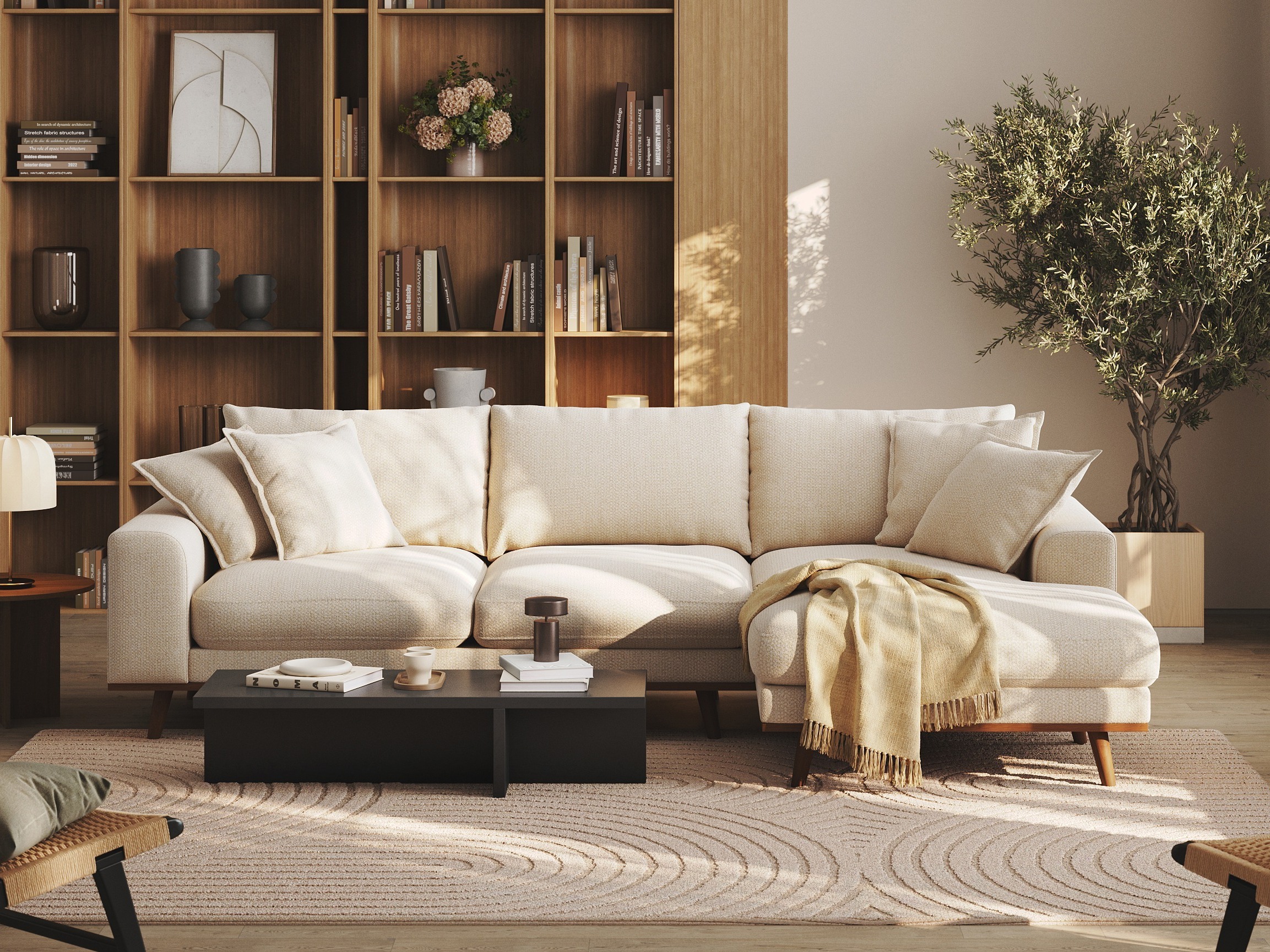 Sofá rinconero Seattle 216 (Silencio 03)