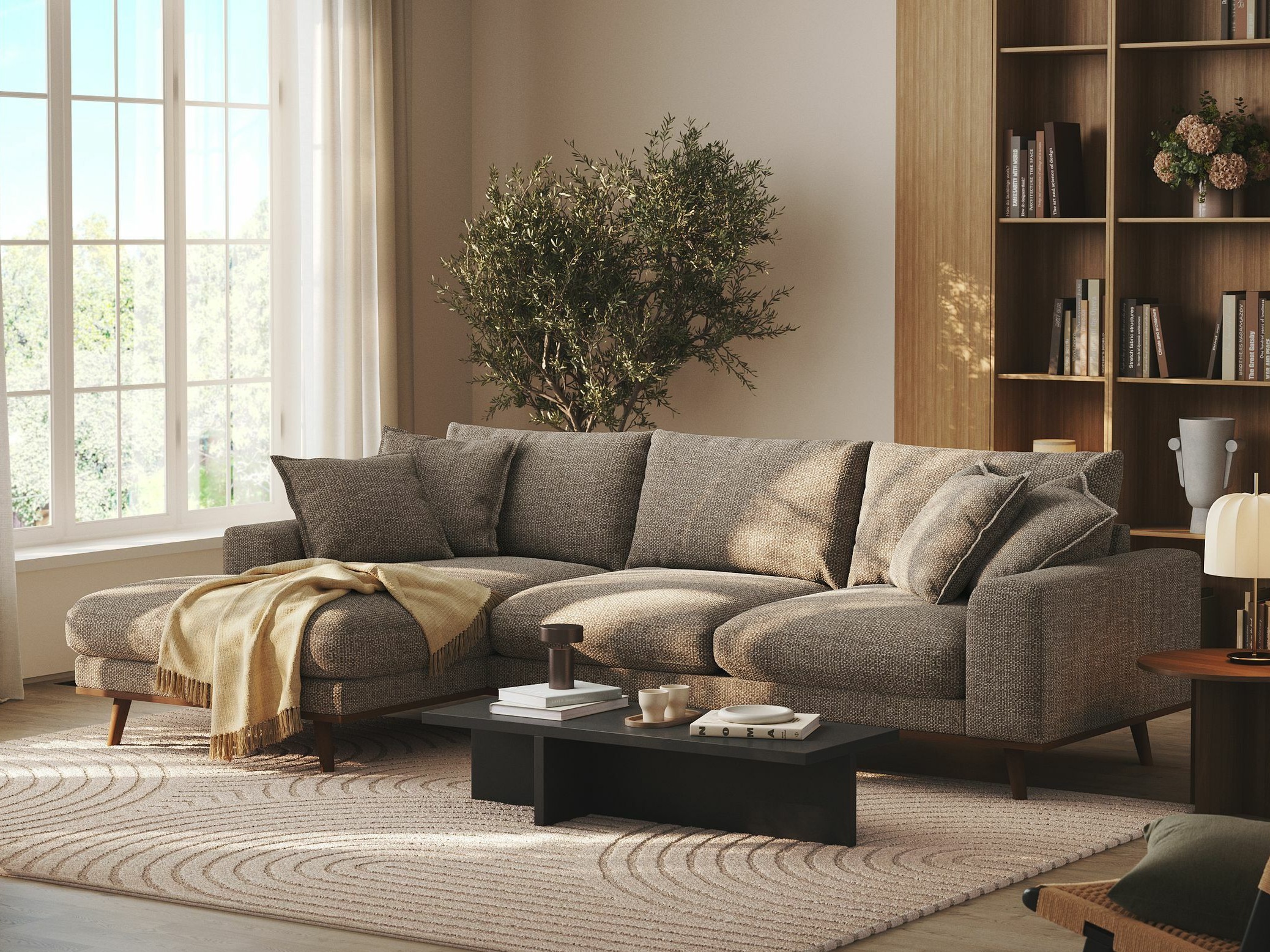 Sofá rinconero Seattle 216 (Silencio 19)