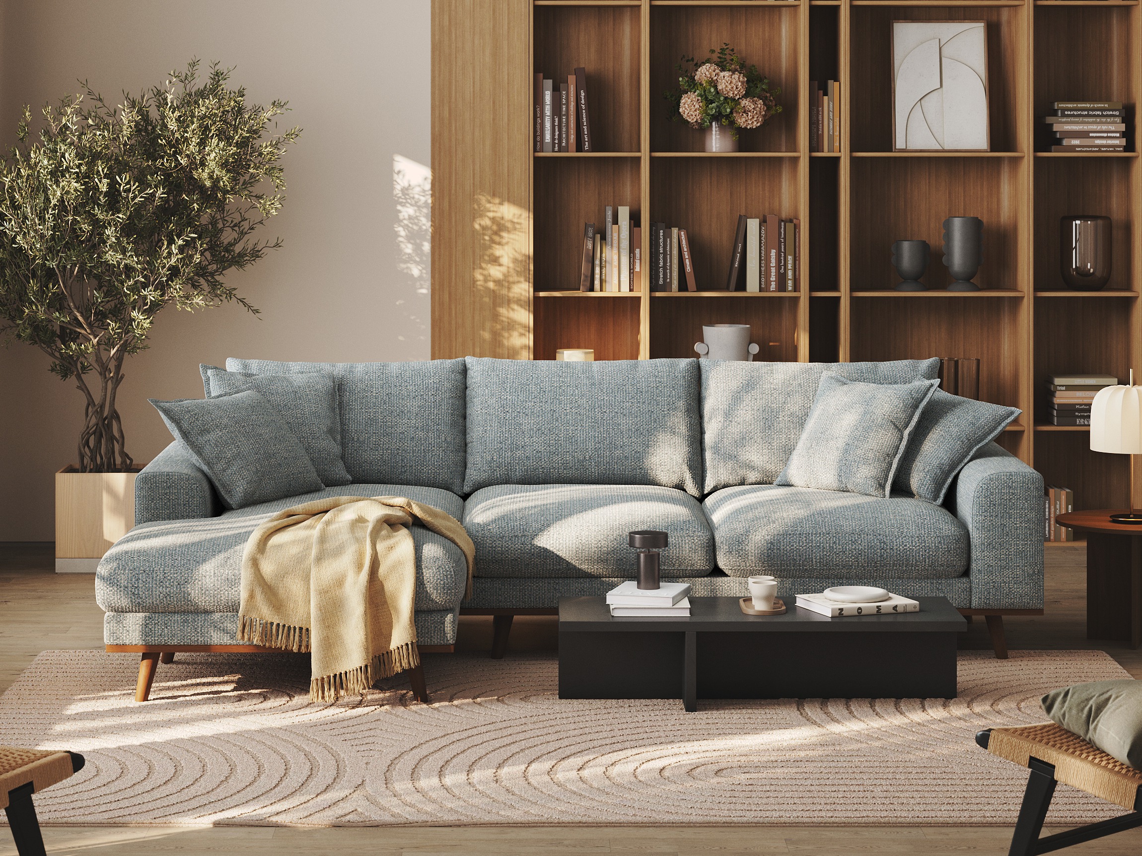 Sofá rinconero Seattle 216 (Silencio 72)