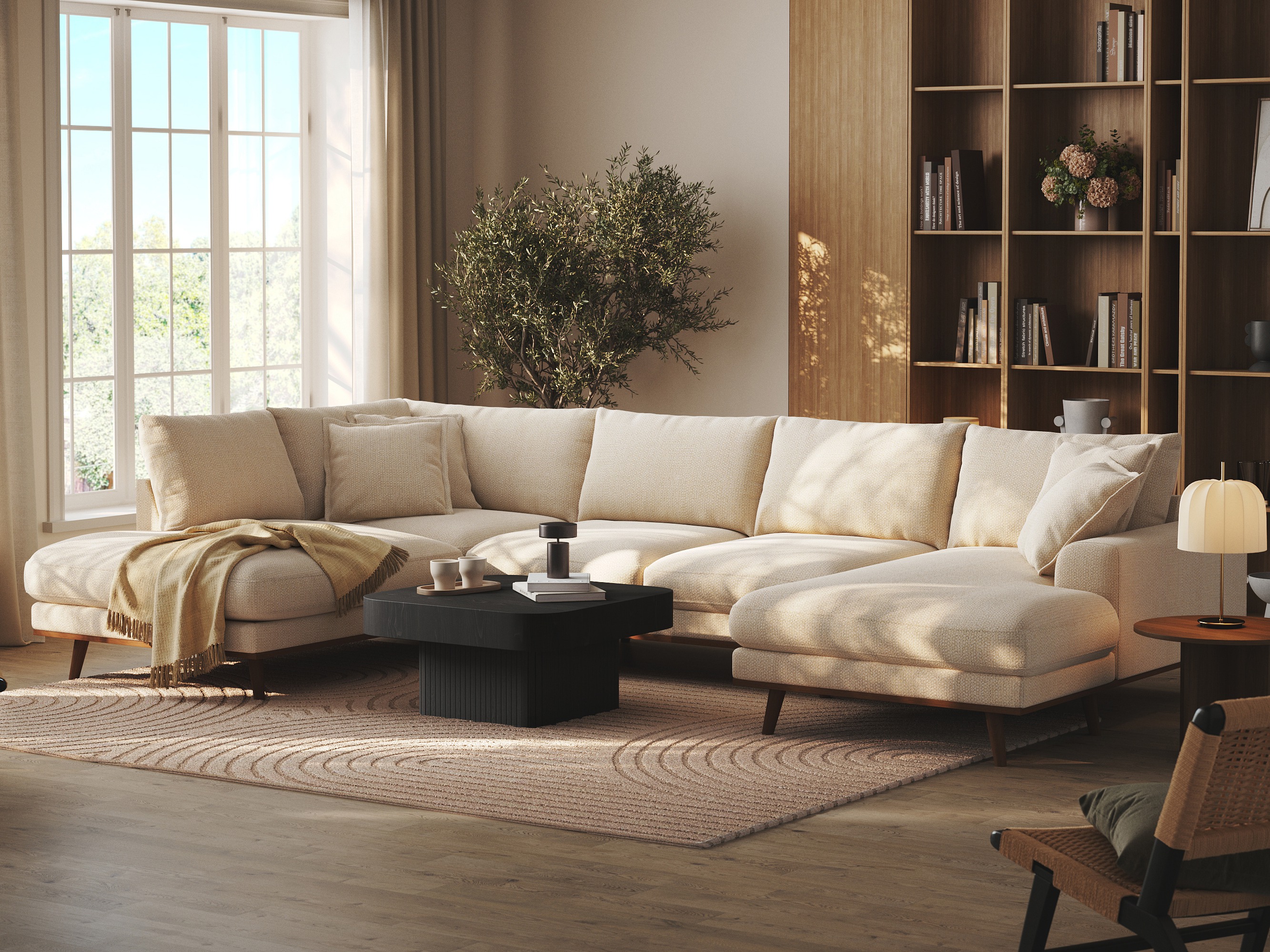 Sofá rinconero Seattle 217 (Silencio 03)