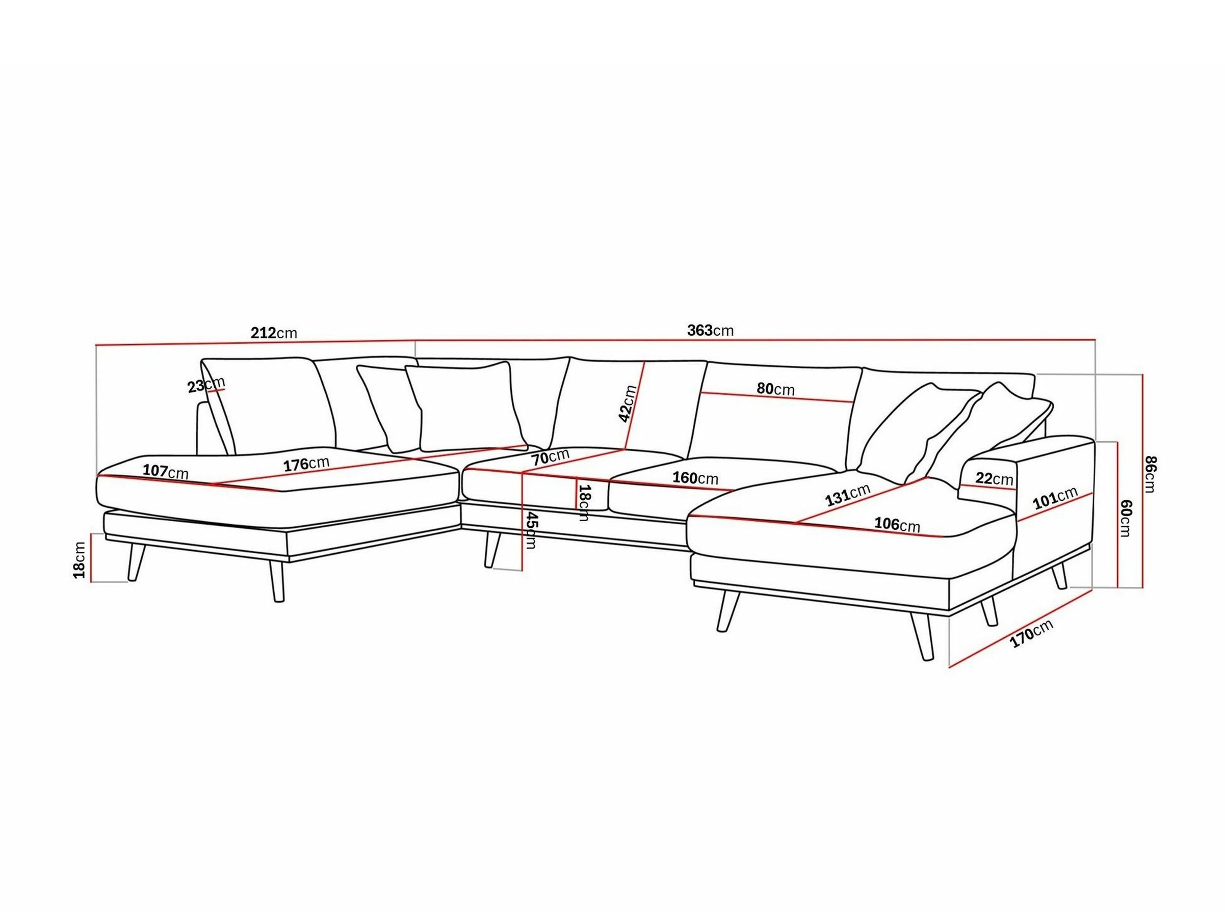 Sofá rinconero Seattle 217 (Silencio 03)
