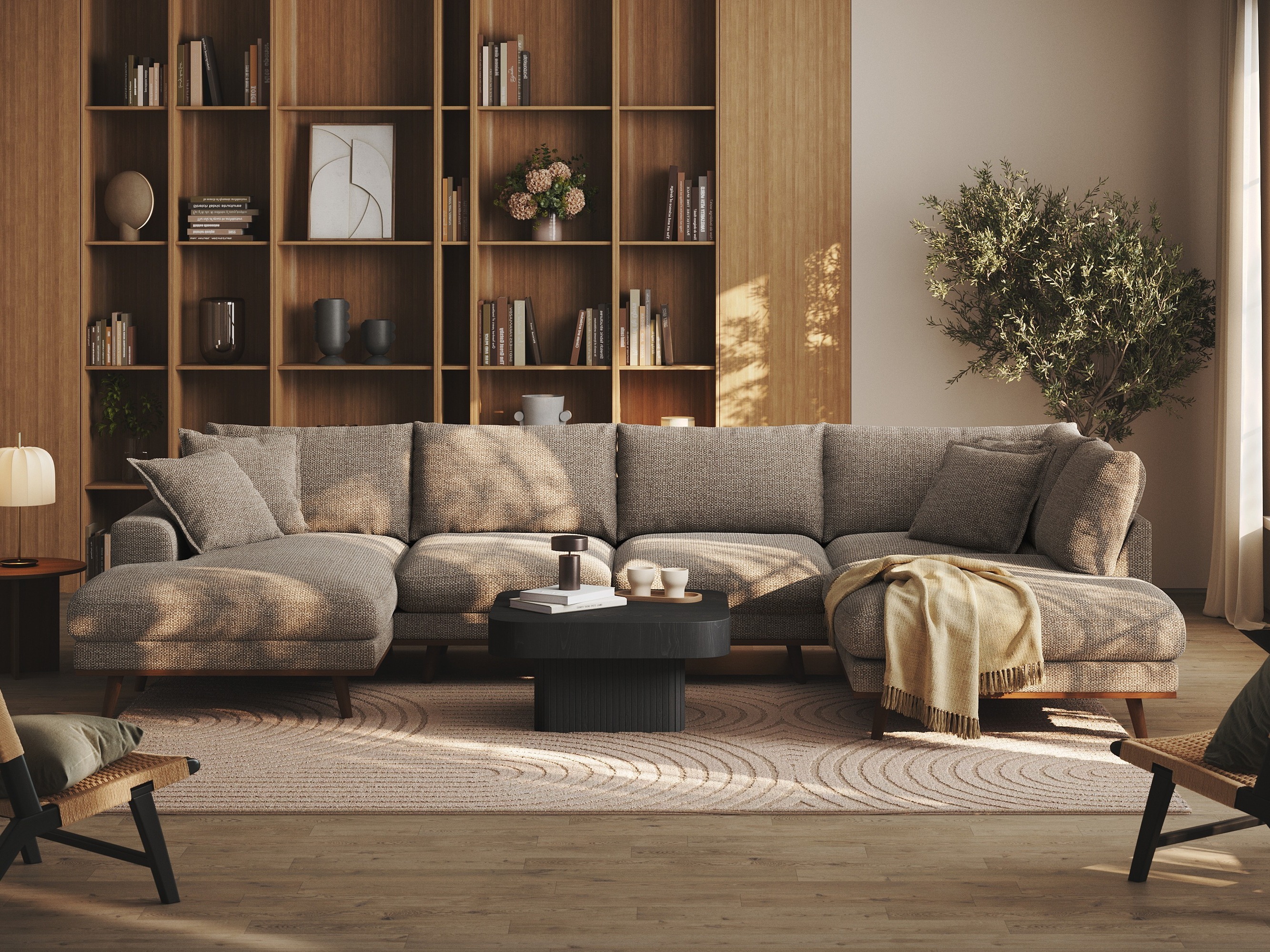 Sofá rinconero Seattle 217 (Silencio 19)