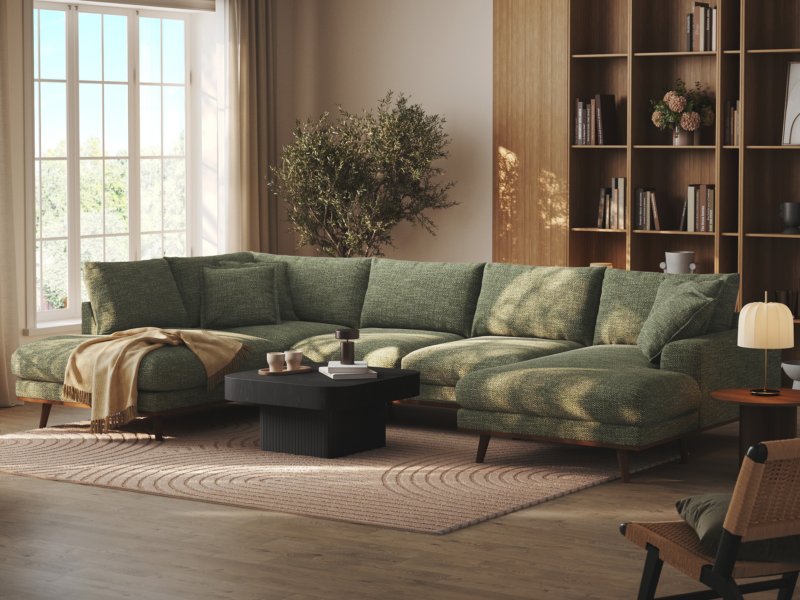 Sofá rinconero Seattle 217 (Silencio 34)