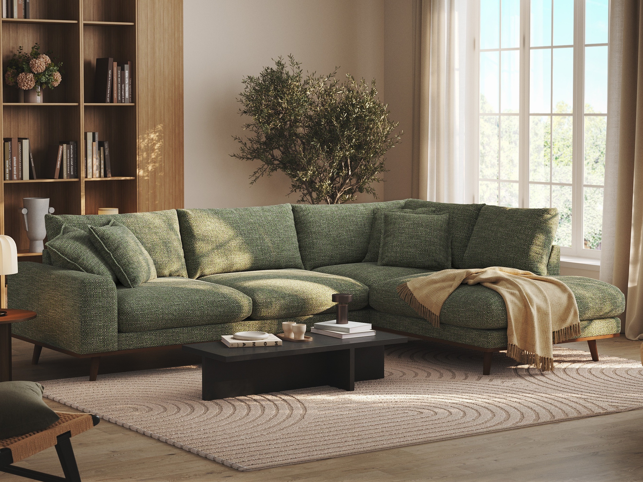 Sofá rinconero Seattle 218 (Silencio 34)