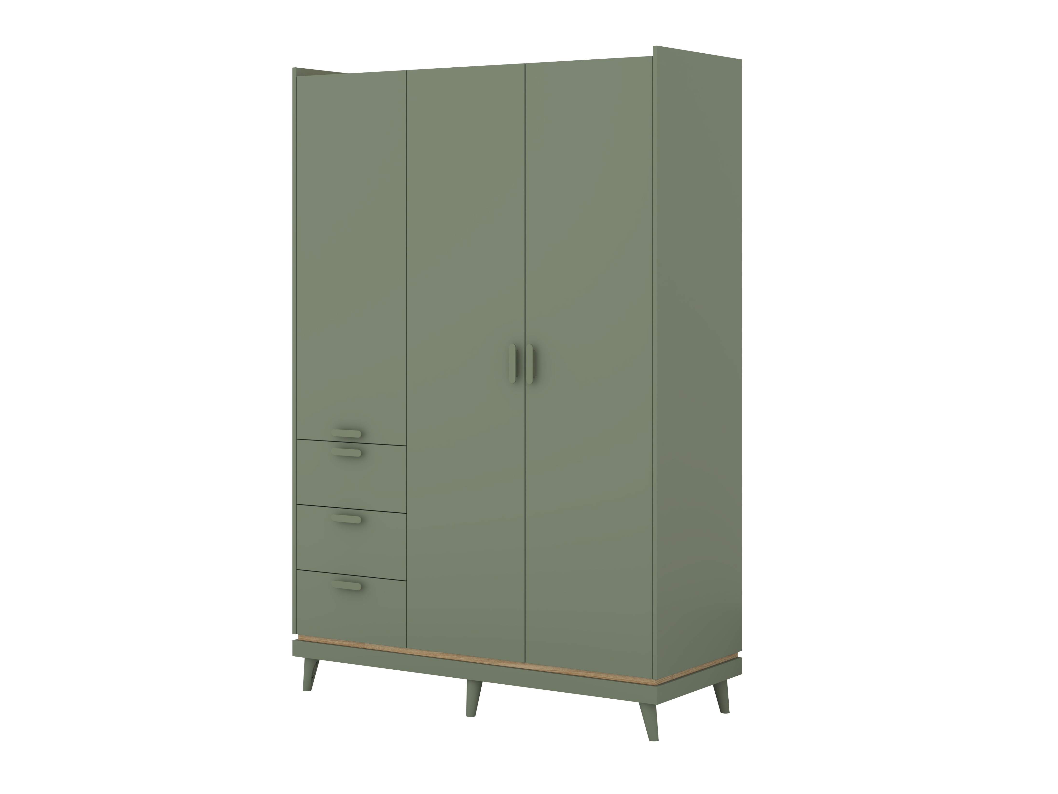 Armario Fertalu 100 (Verde + Roble)