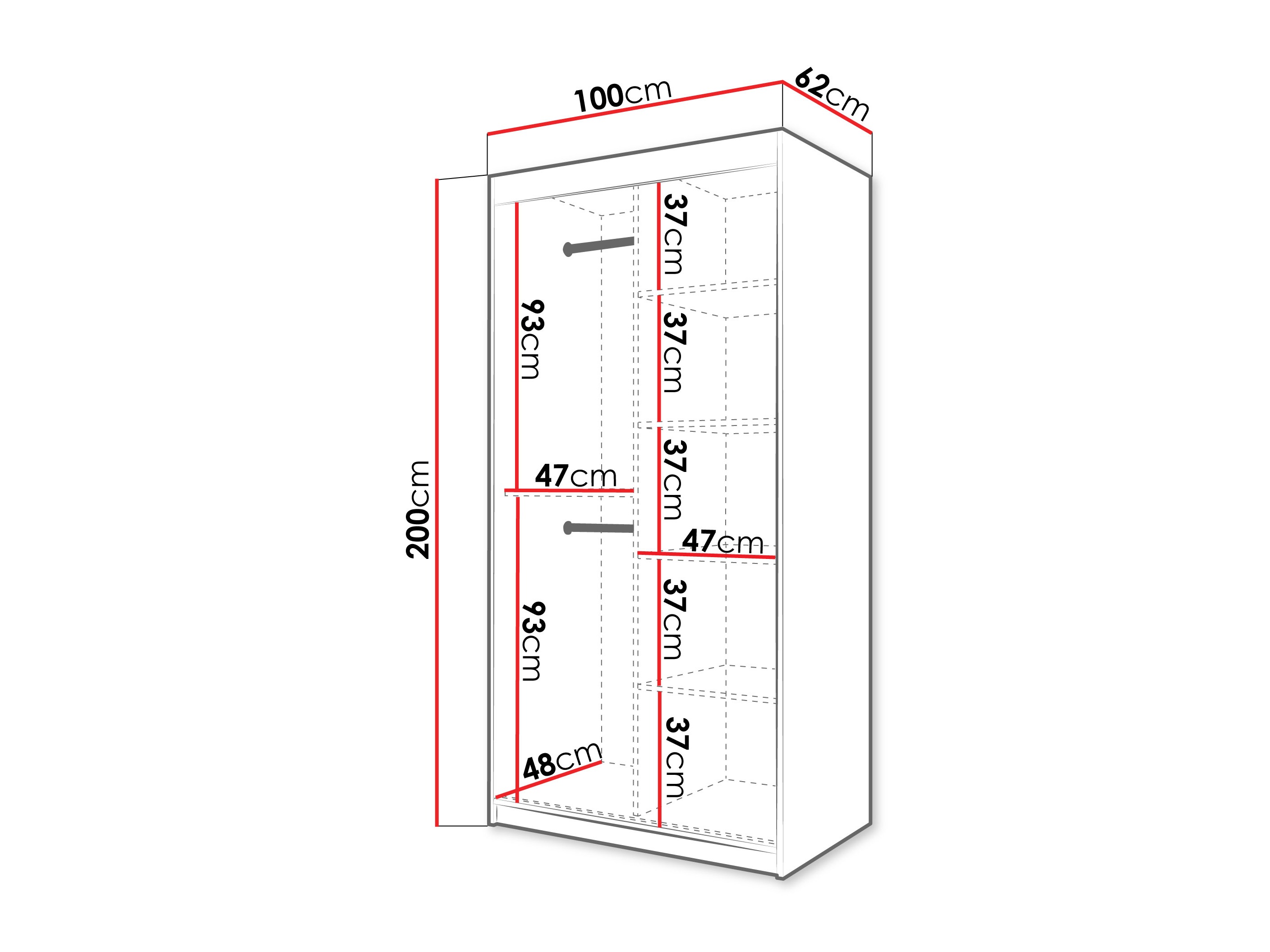 Armario Hartford 577 (Blanco)