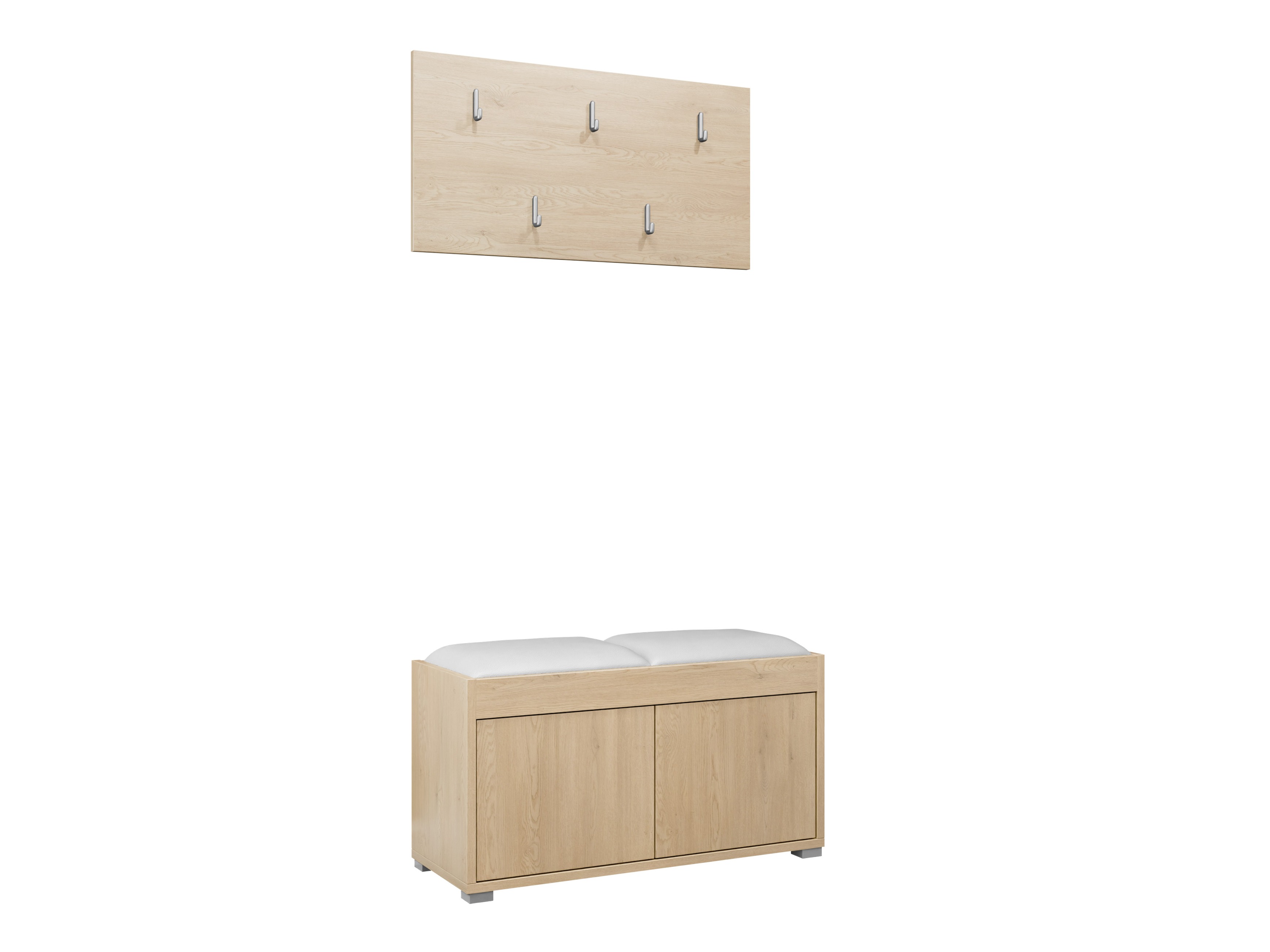 Conjunto para recibidor Comfivo Fersoe 117 (Roble)