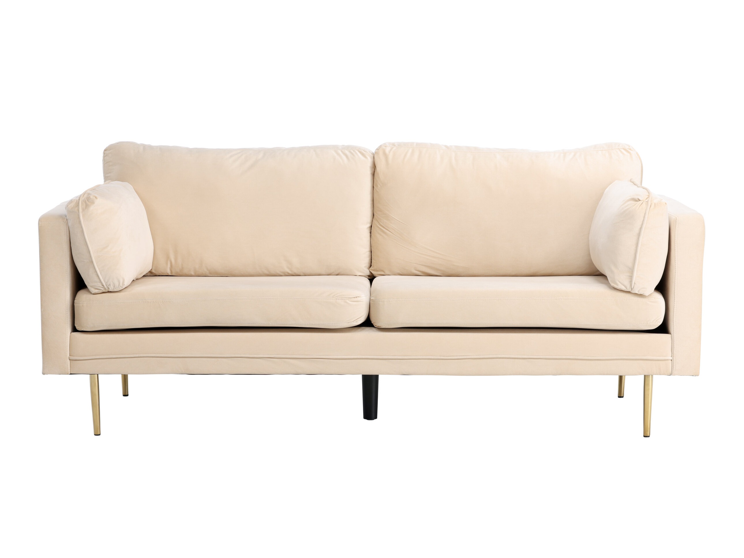 Sofá Dallas 101 (Crema + Dorado)
