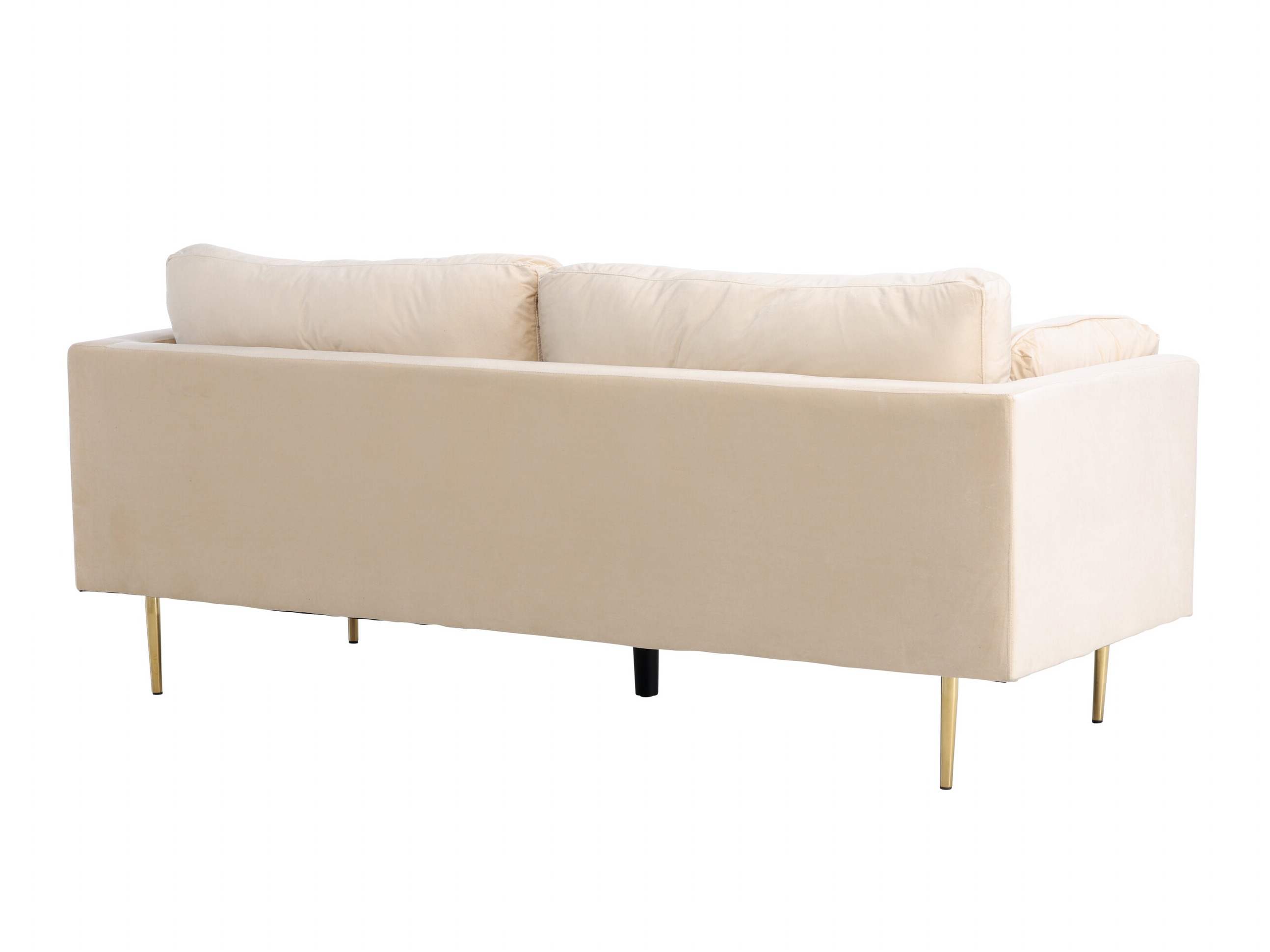 Sofá Dallas 101 (Crema + Dorado)