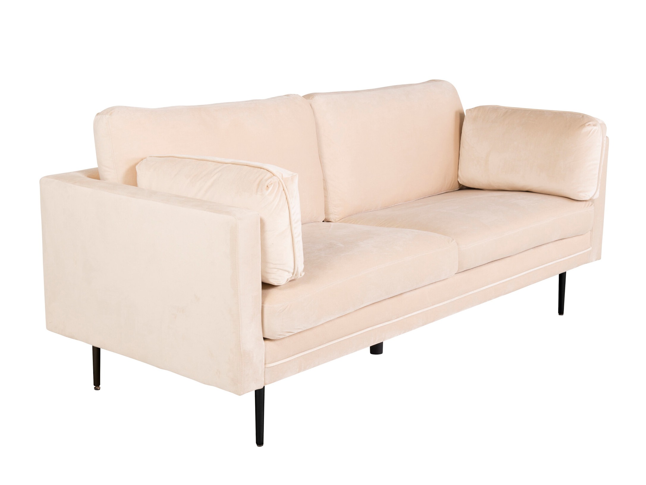 Sofá Dallas 101 (Crema + Negro)