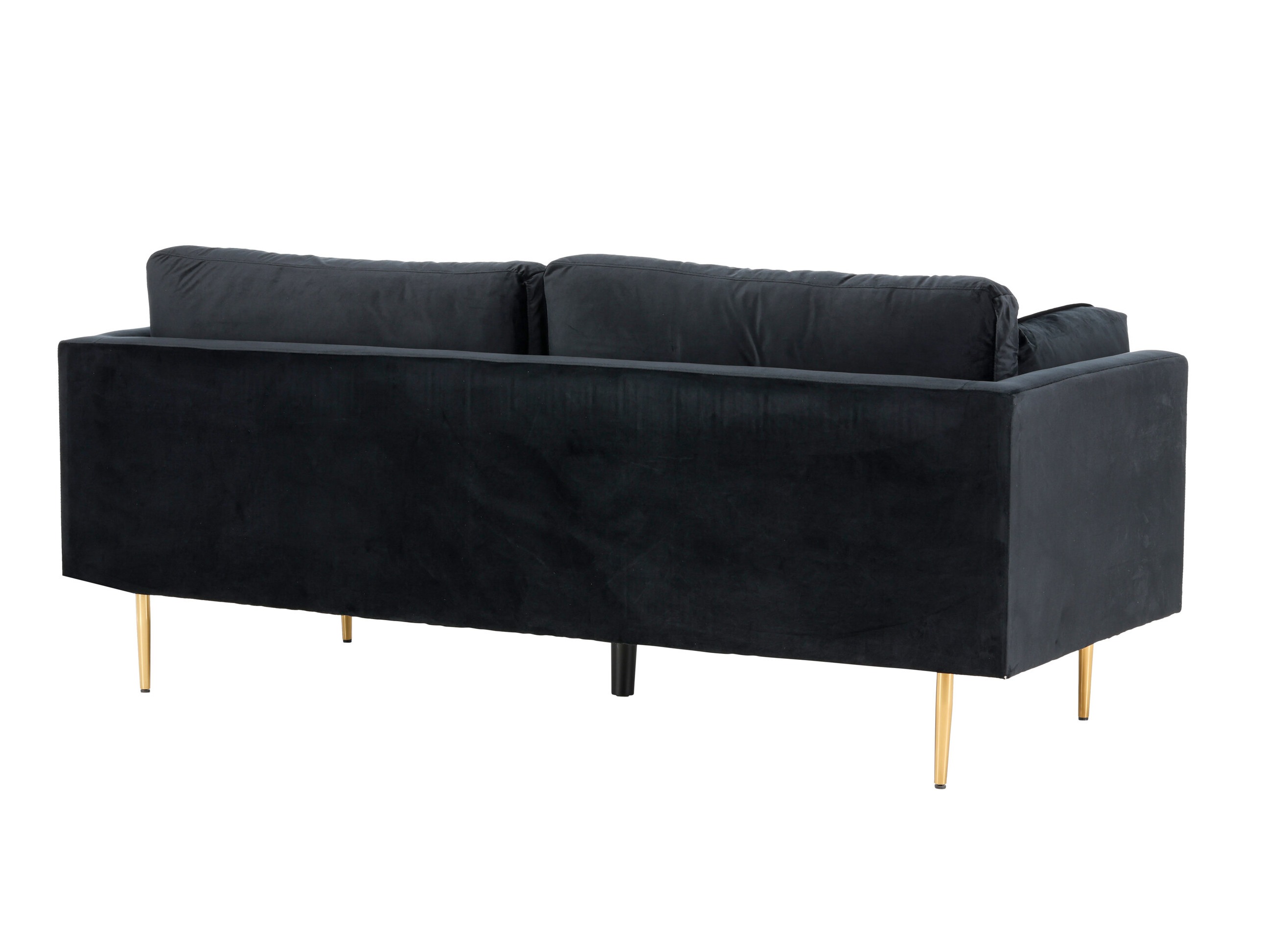 Sofá Dallas 101 (Negro + Dorado)