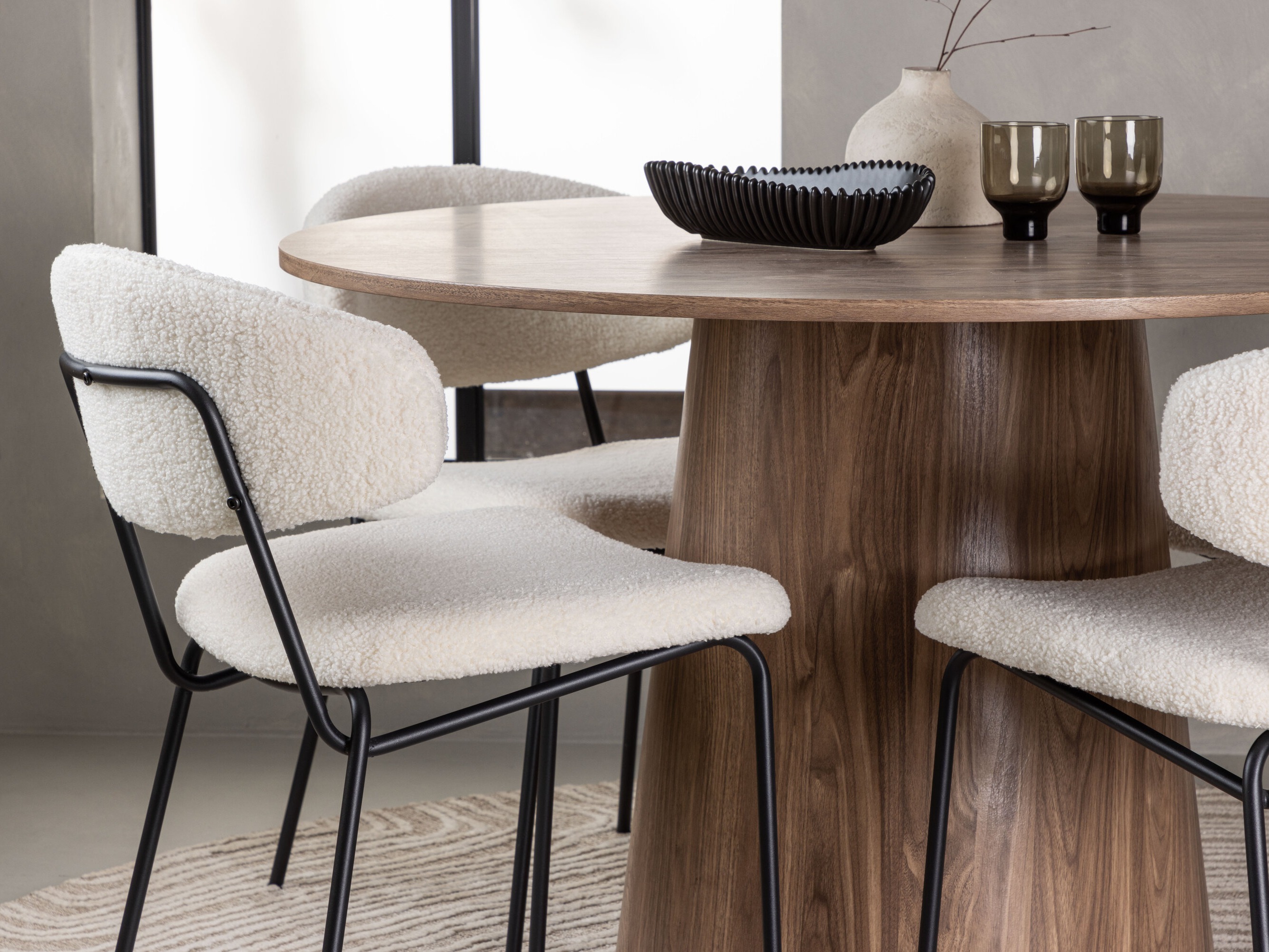 Conjunto de mesas y sillas para comedor Dallas 4253