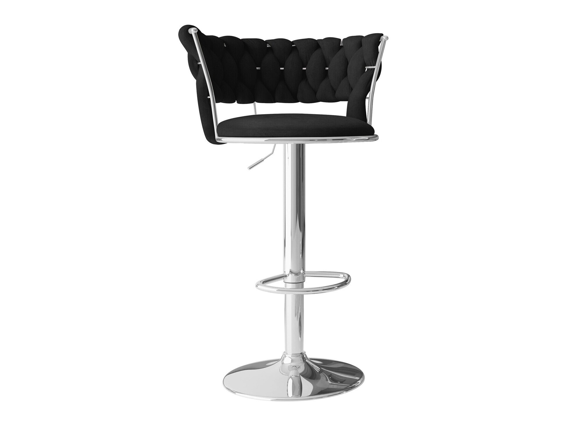 Silla de barra Comfivo 441 (Plata + Negro)