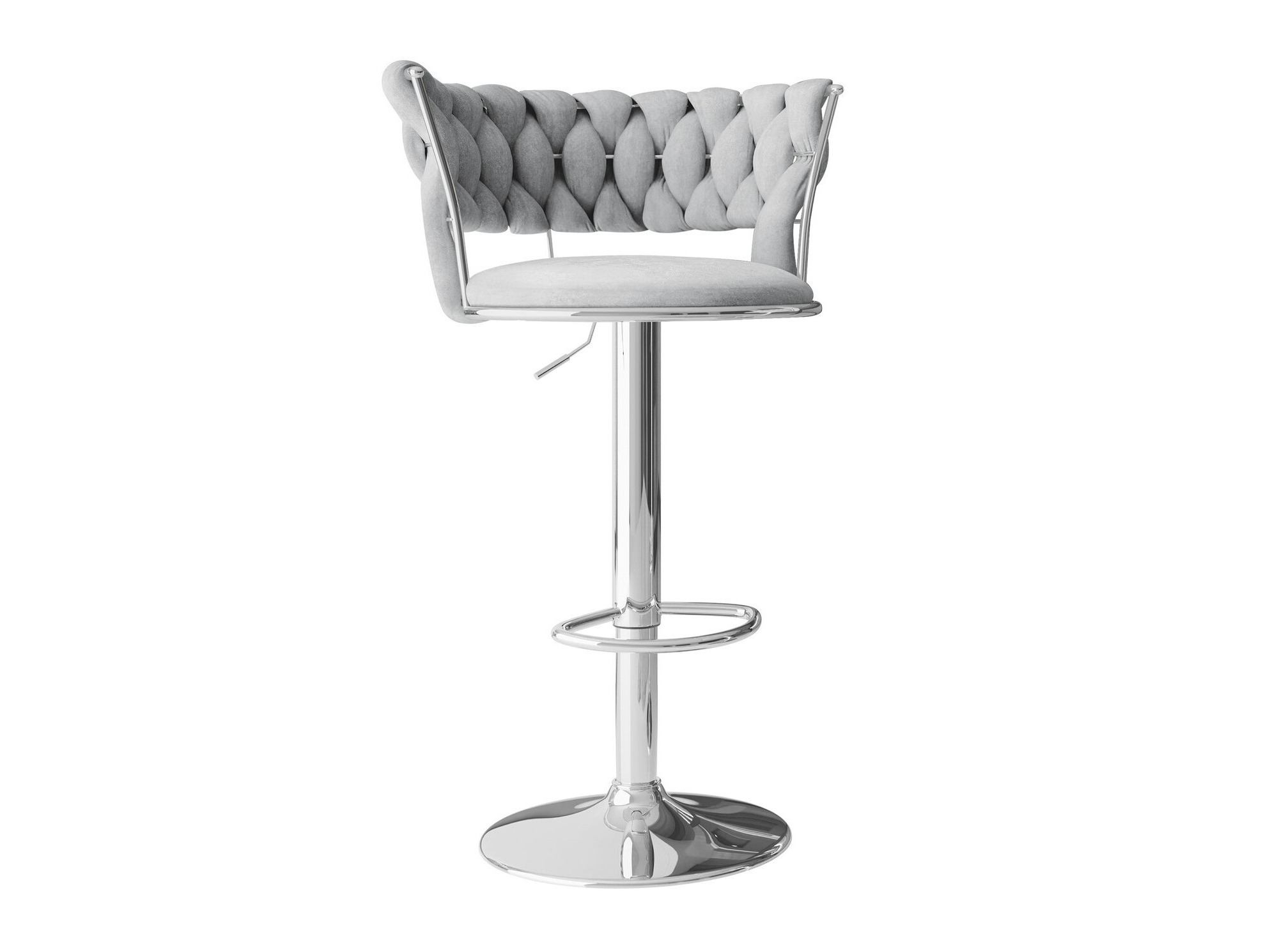 Silla de barra Comfivo Hilaritas III (Plata + Gris)