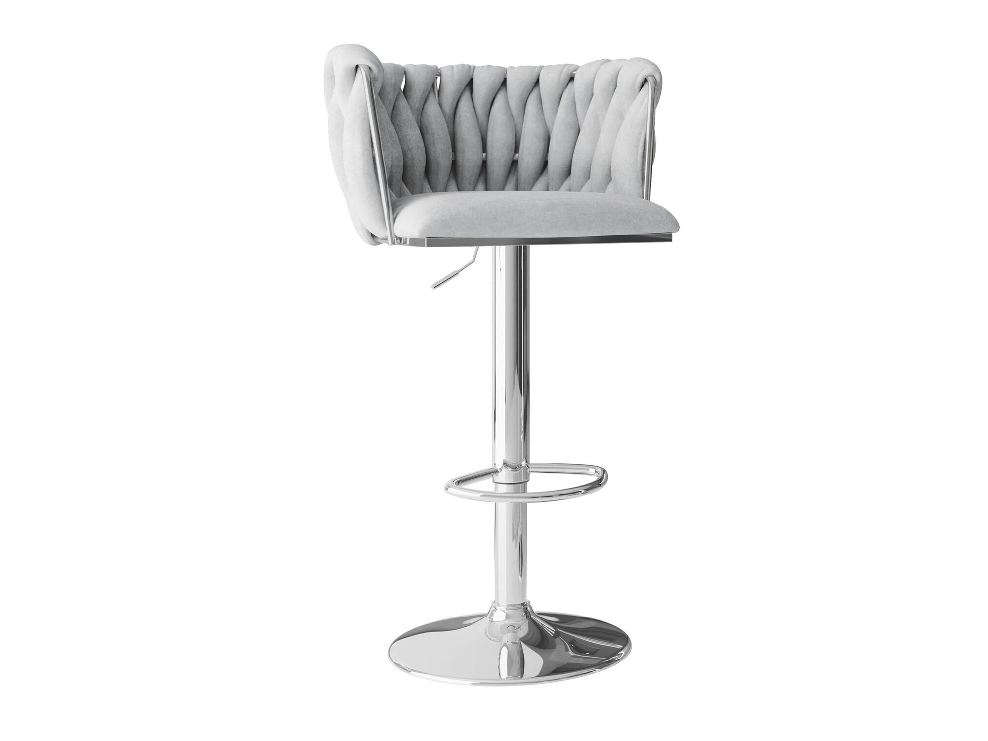 Silla de barra Comfivo Hilaritas IV (Plata + Gris)