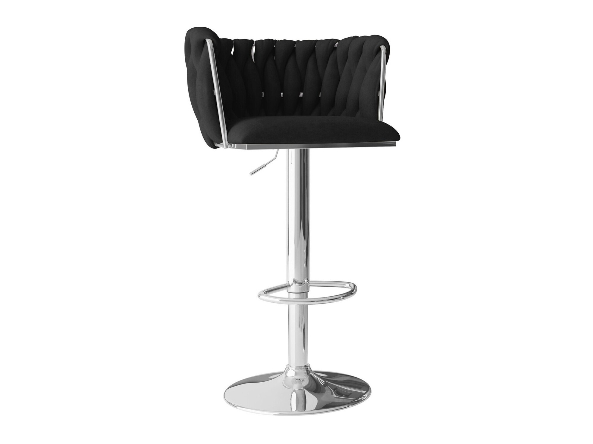 Silla de barra Comfivo Hilaritas IV (Plata + Negro)