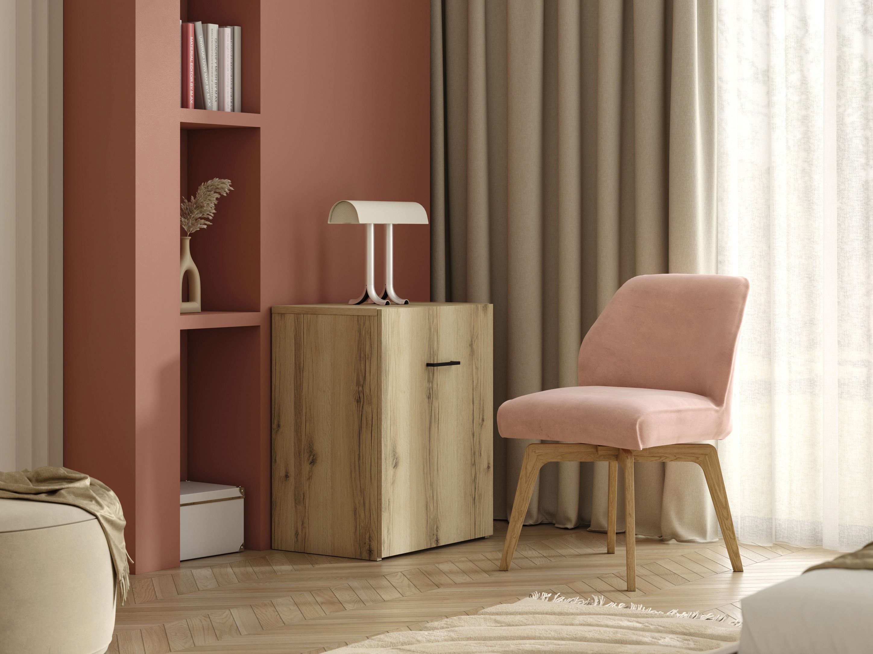 Mesa de oficina Austin 304 (Roble claro)