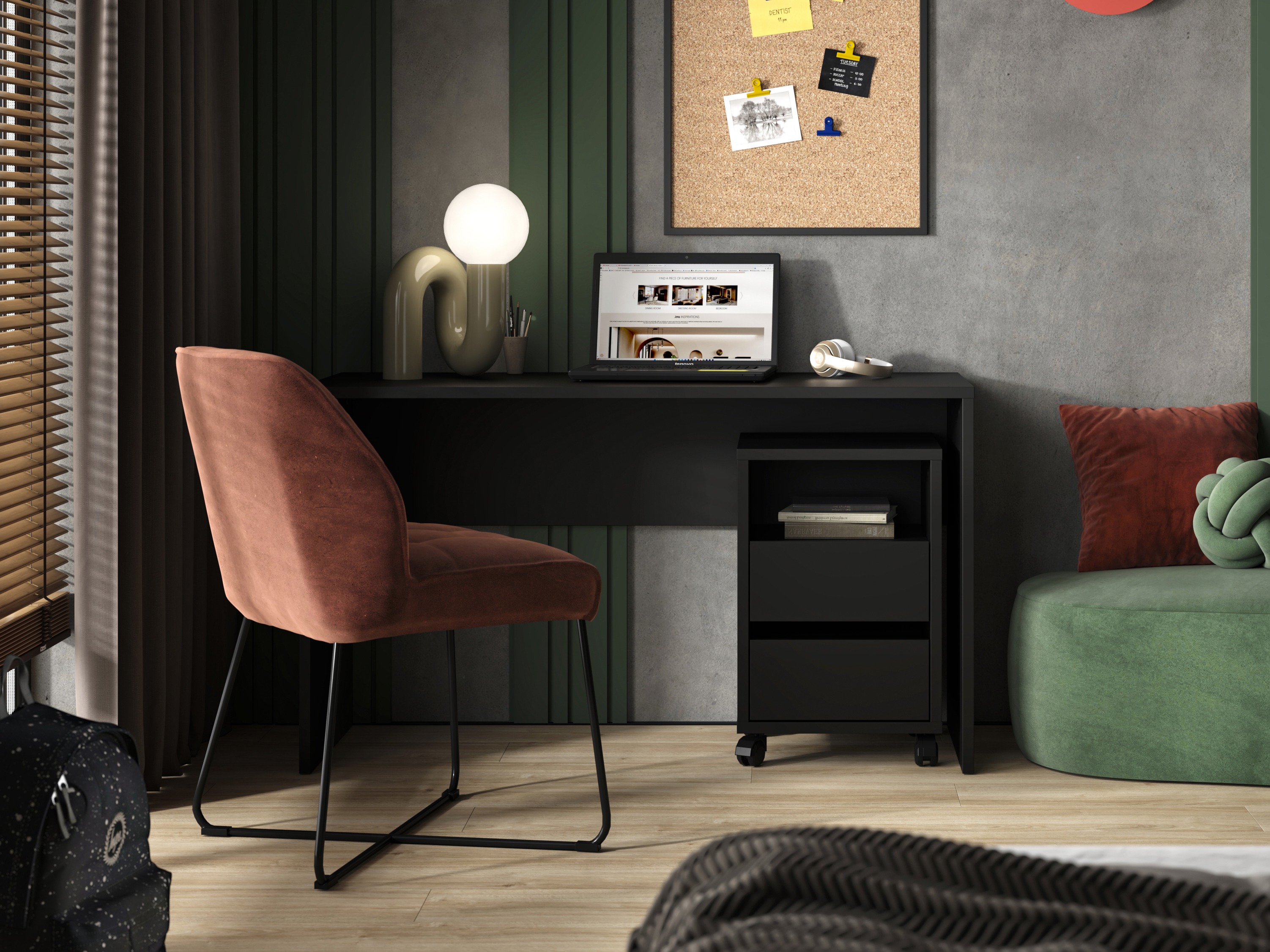 Escritorio Austin 345 (Negro)