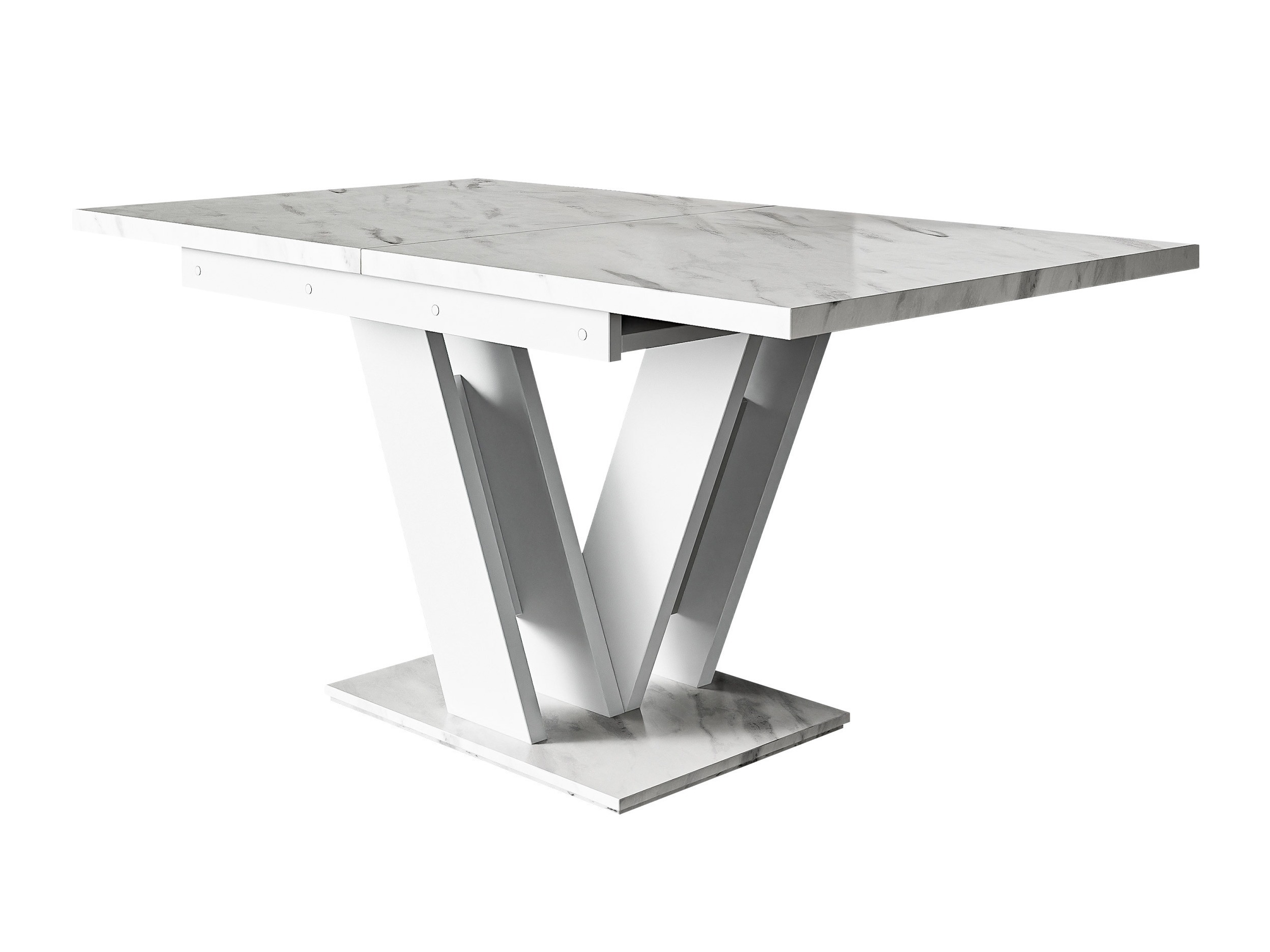 Mesa Musus (Mármol blanco + Blanco)