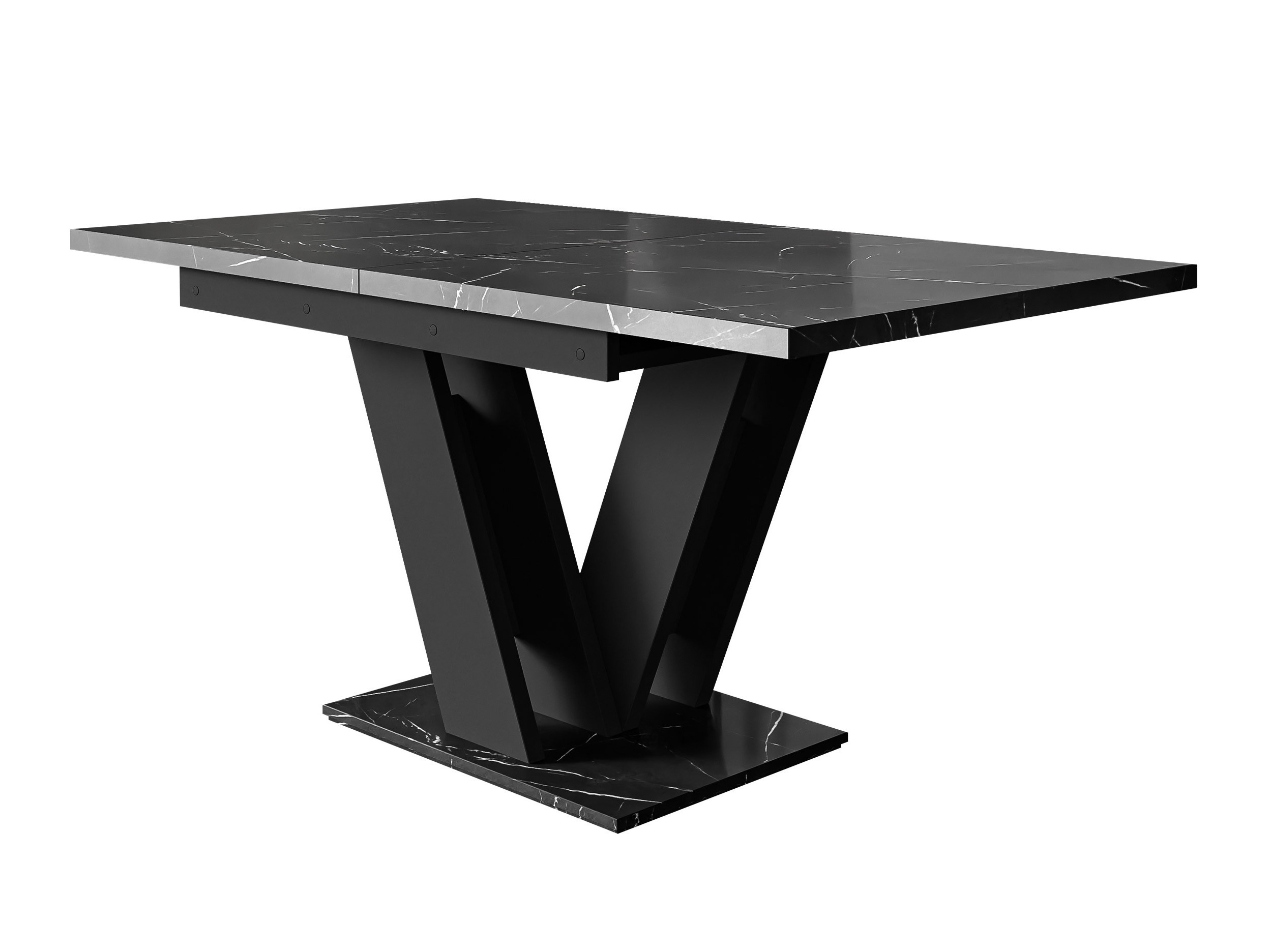 Mesa Musus (Mármol negro + Negro)