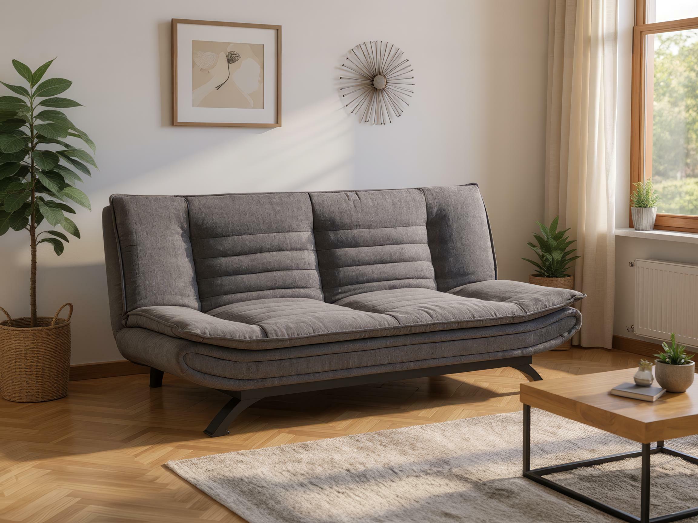 Sofá-cama Norsica 279 (Gris oscuro)