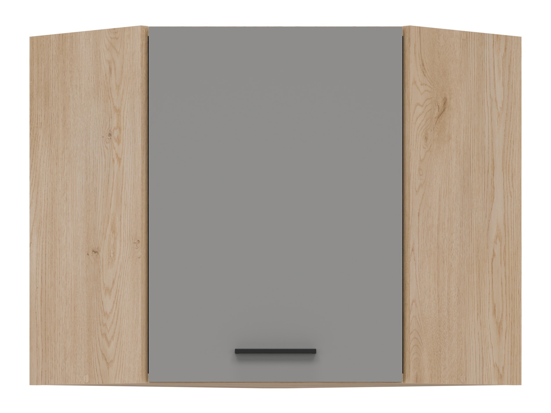 Armario esquinero de pared modular Ati Grey 125