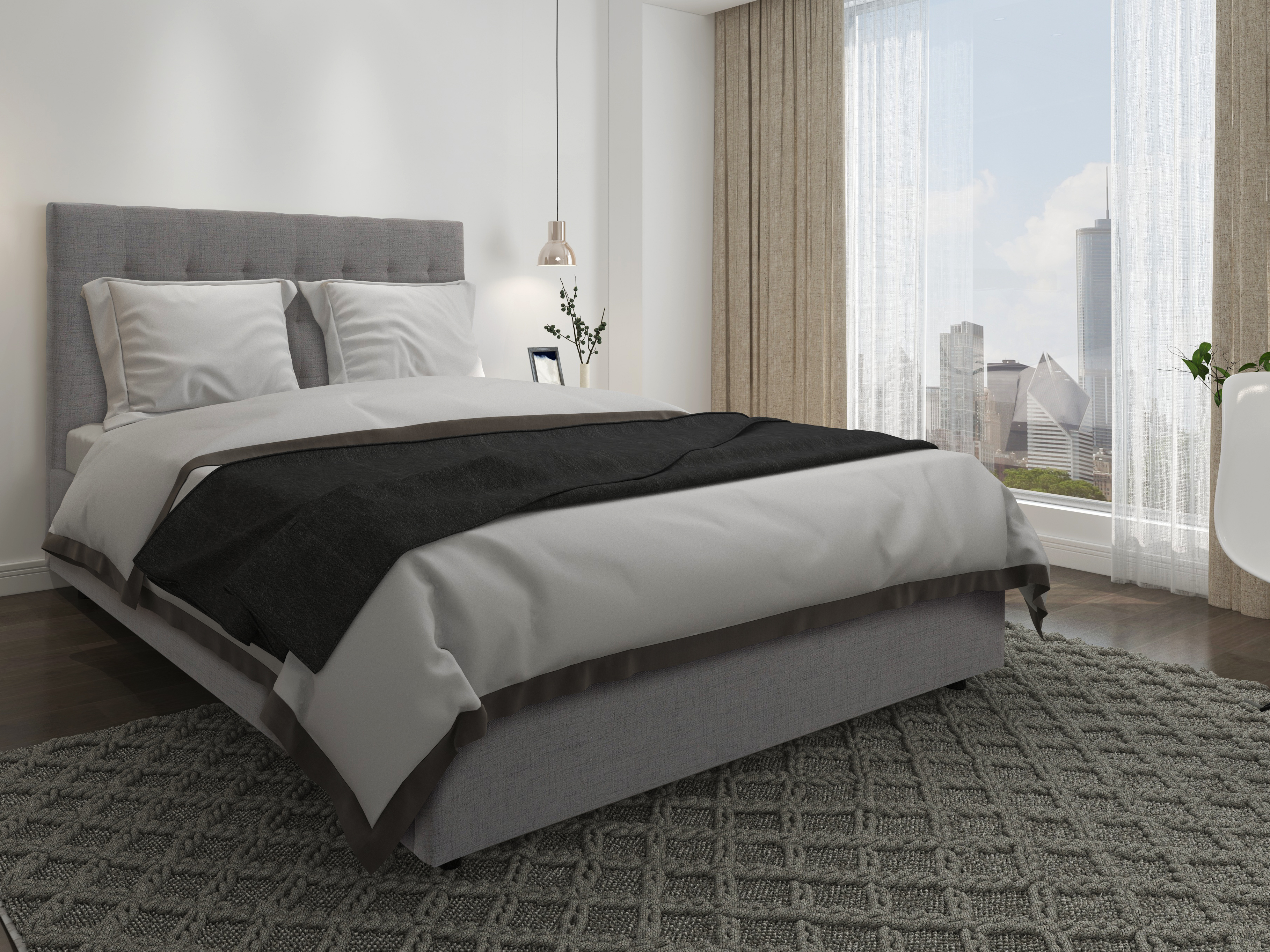 Cama Denton 101 (Gris)