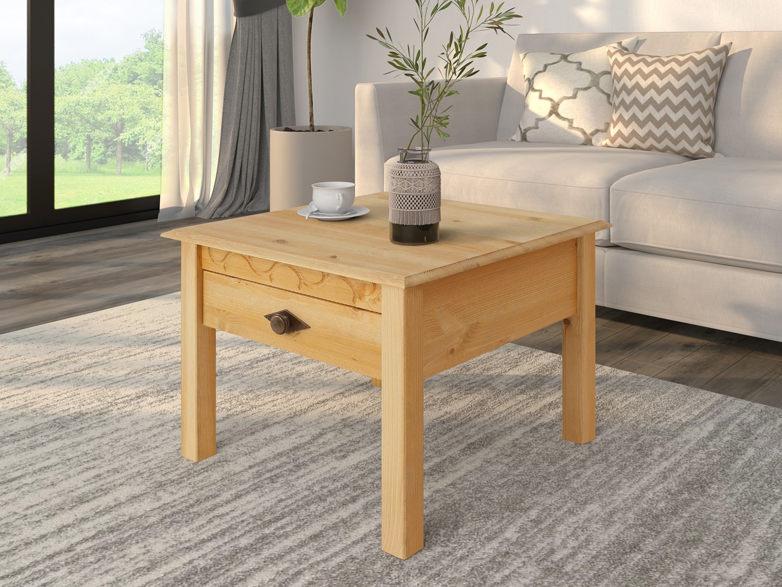 Mesa auxiliar Denton 516 (Pino)