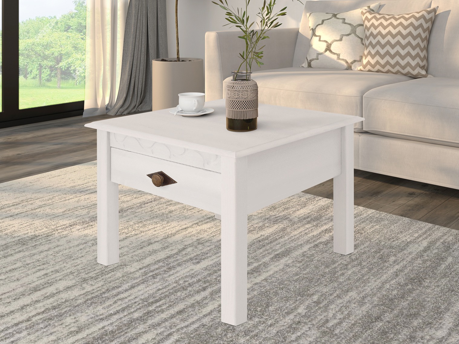 Mesa de centro Denton 516 (Blanco)