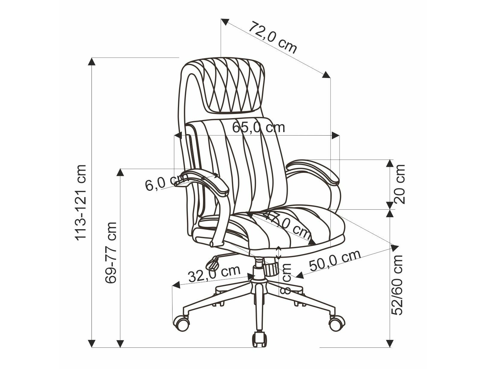 Silla de oficina Houston 1606