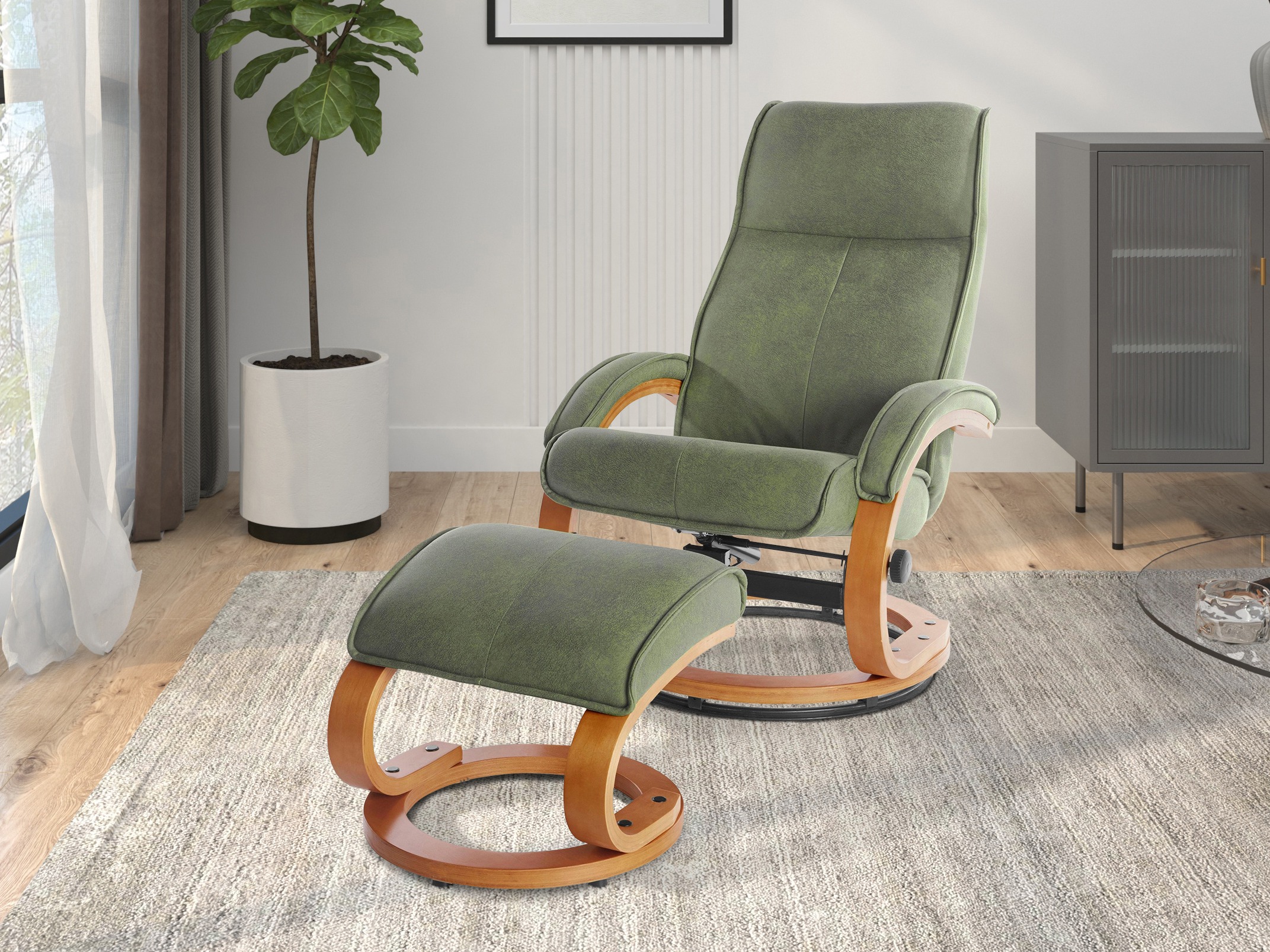 Sillón Denton 638 (Marrón + Verde)