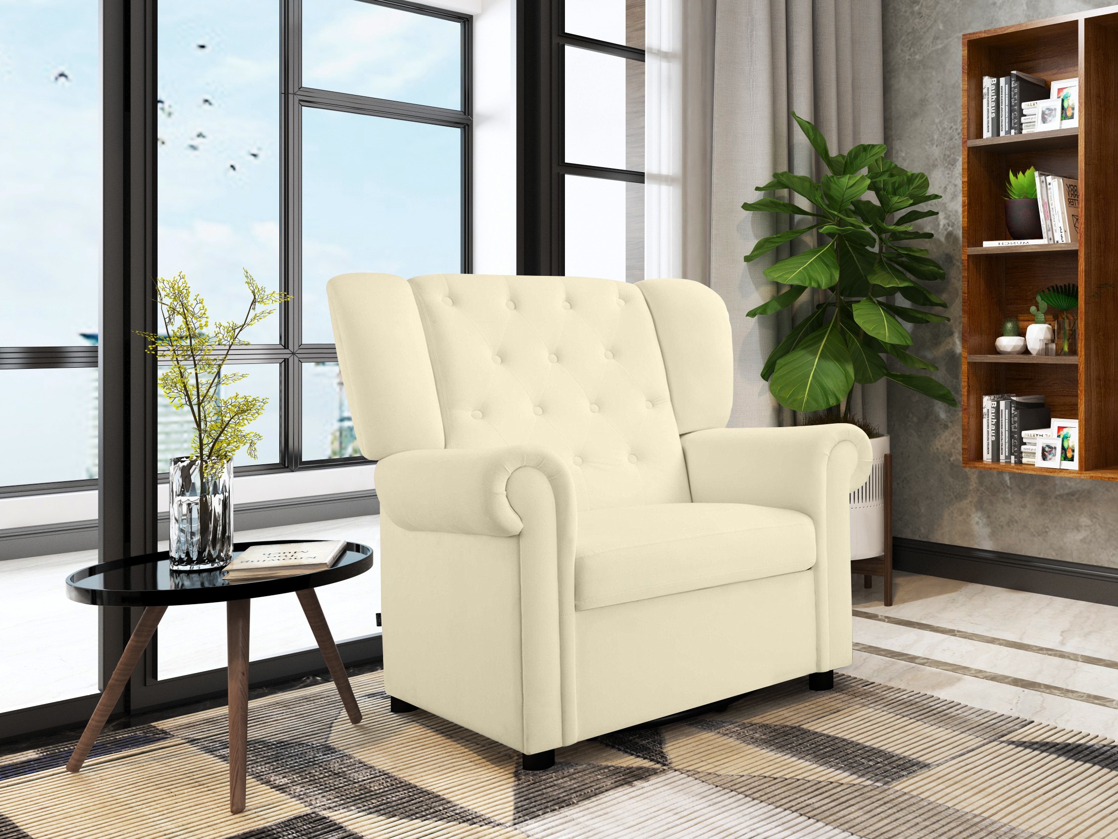 Sillón Denton 1166 (Crema)