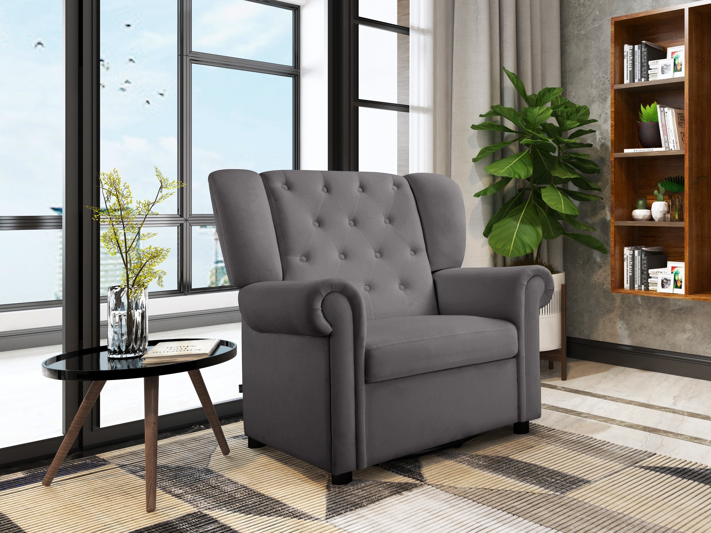 Sillón Denton 1166 (Gris)