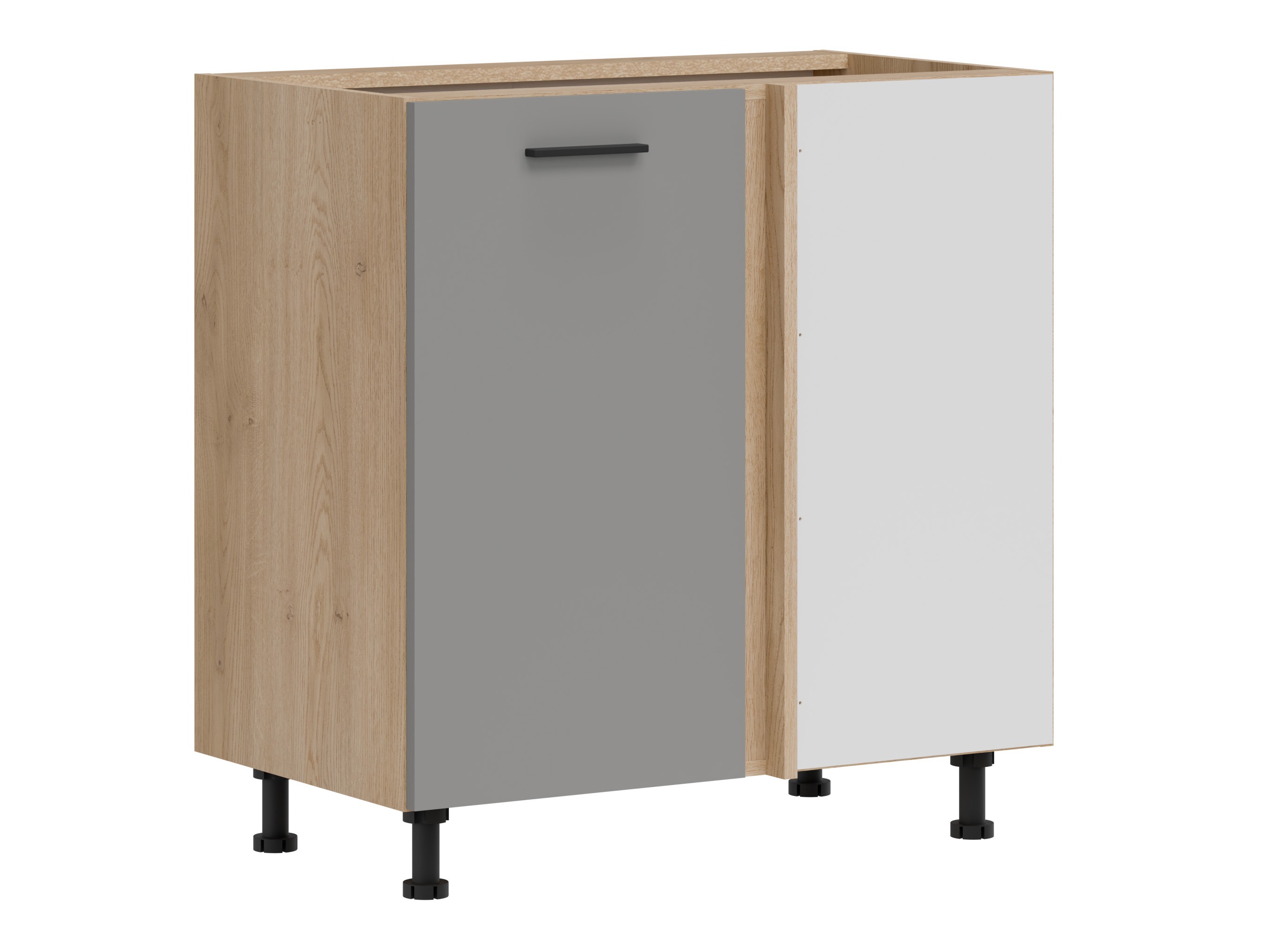 Armario esquinero modular Ati Grey 130