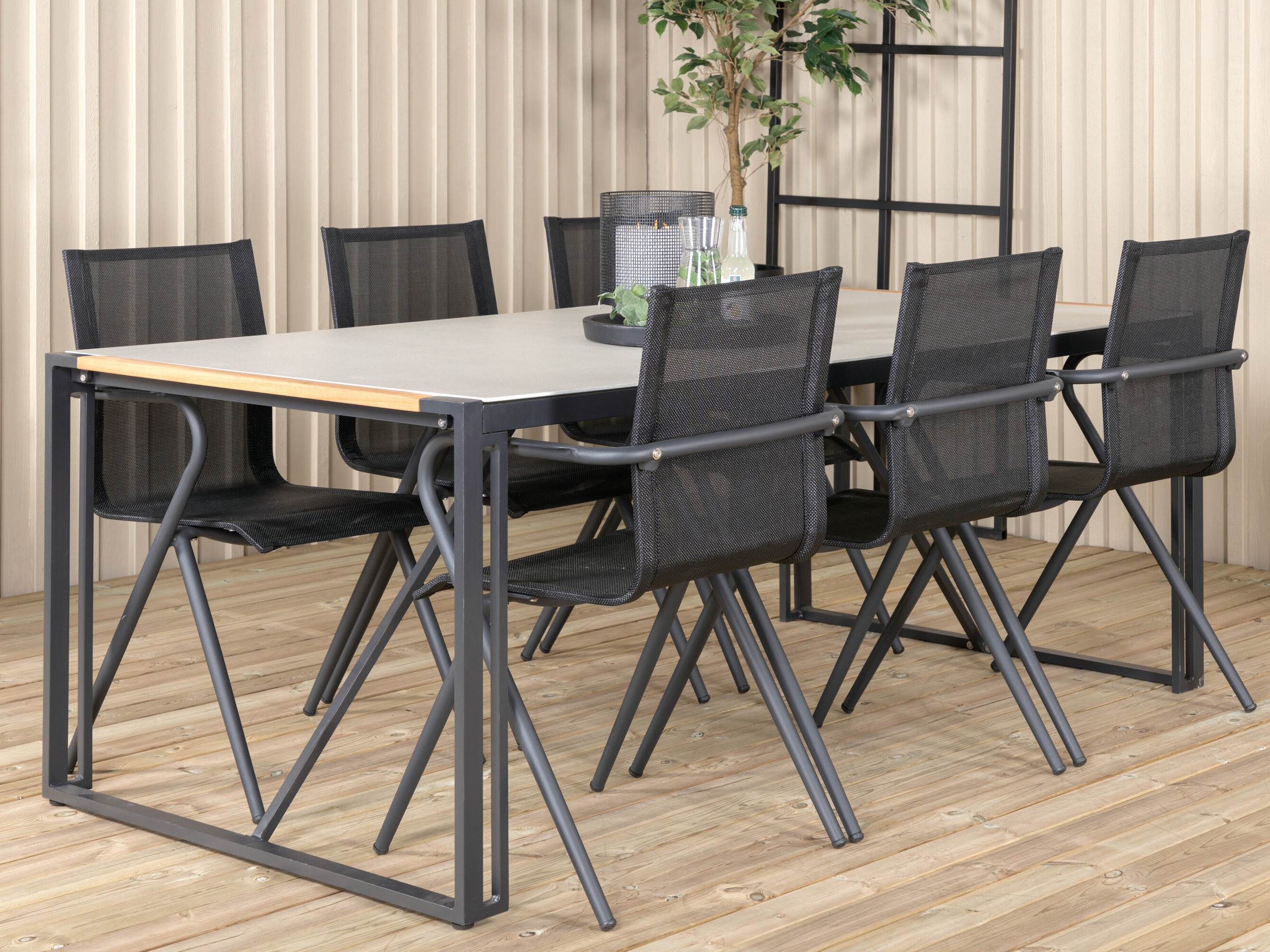 Conjunto de mesa y sillas Dallas 526