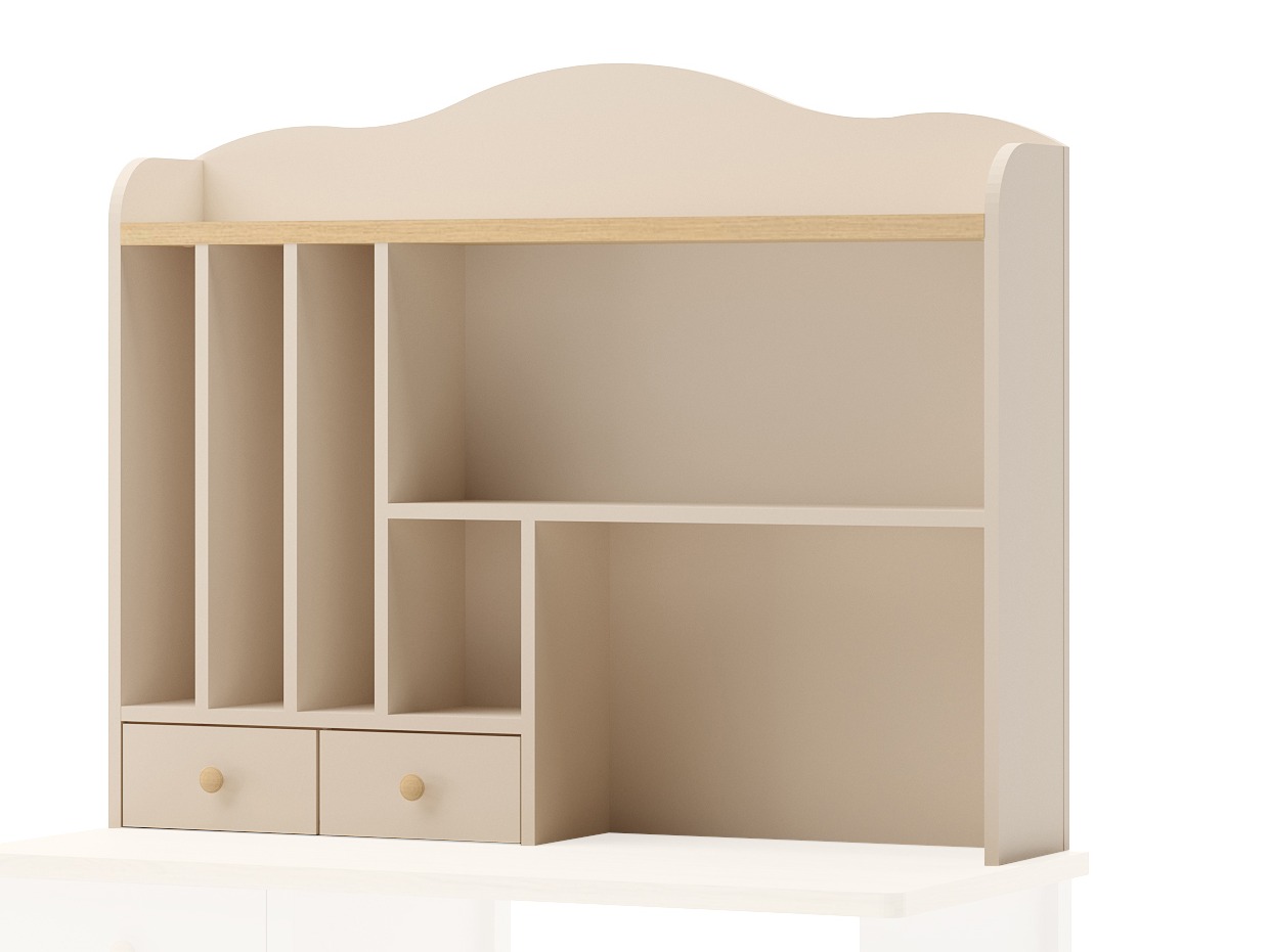 Estantería Romelbo 136 (Beige + Roble)