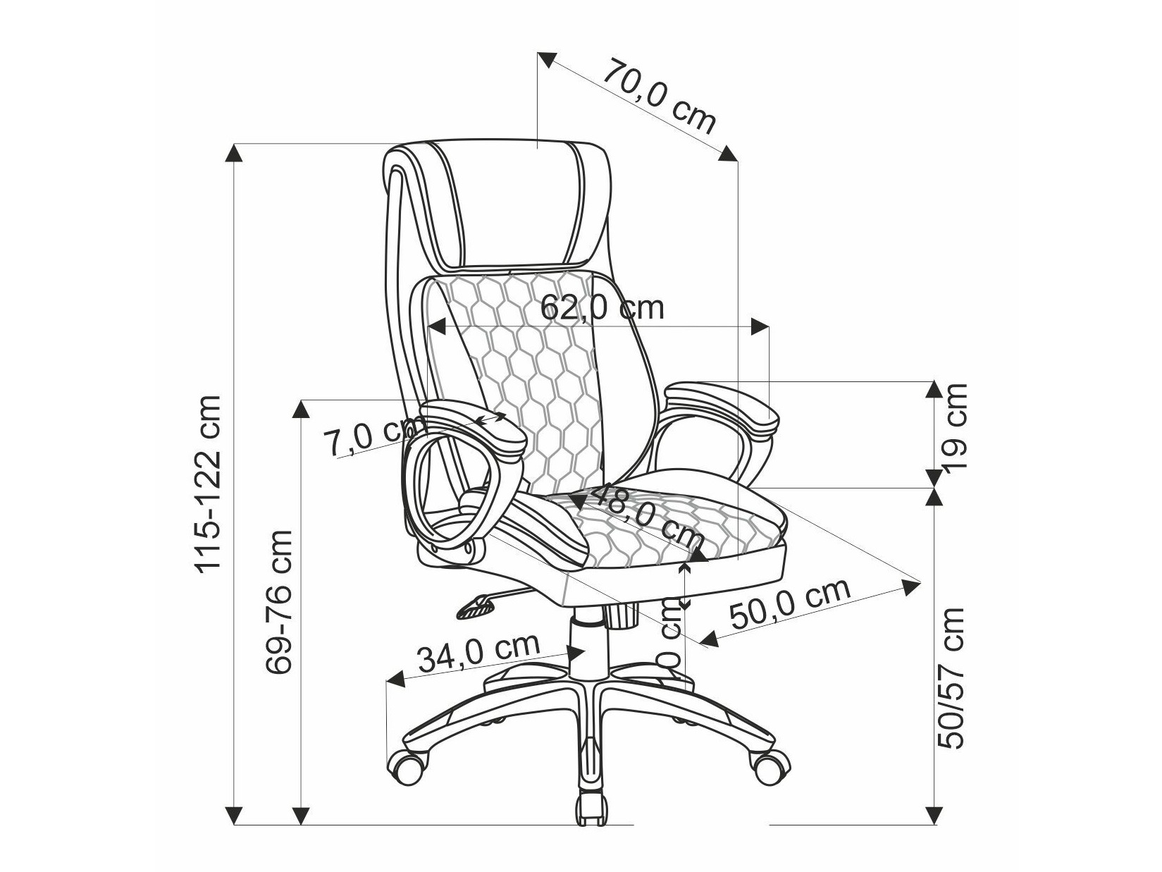 Silla de oficina Houston 1608