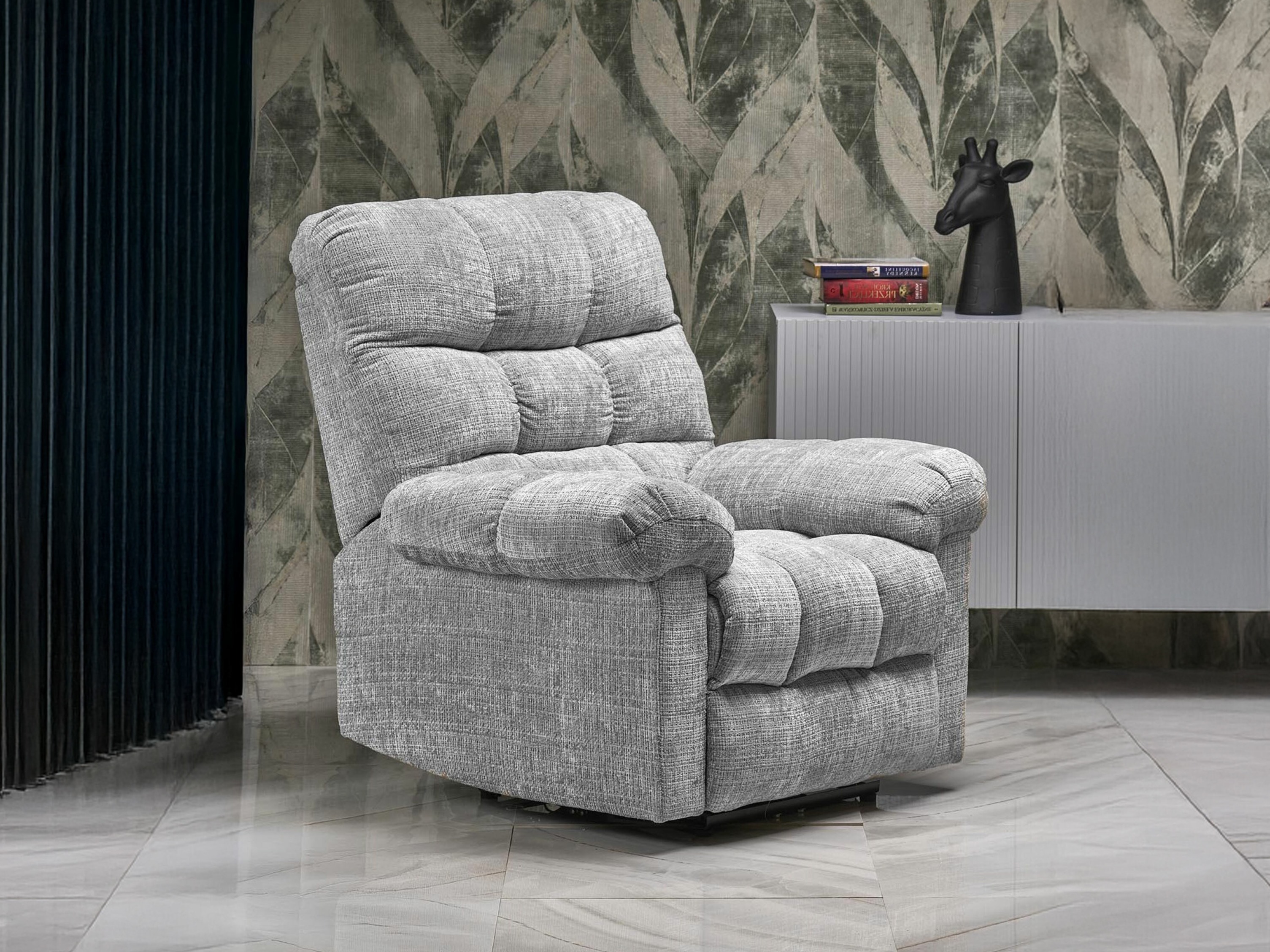 Sillón reclinable Houston 2080 (Gris)
