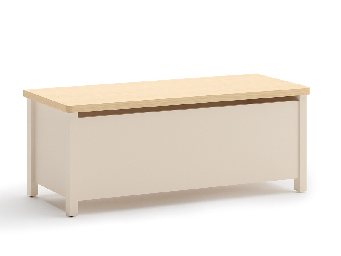 Caja de almacenamiento Romelbo 143 (Beige + Roble)