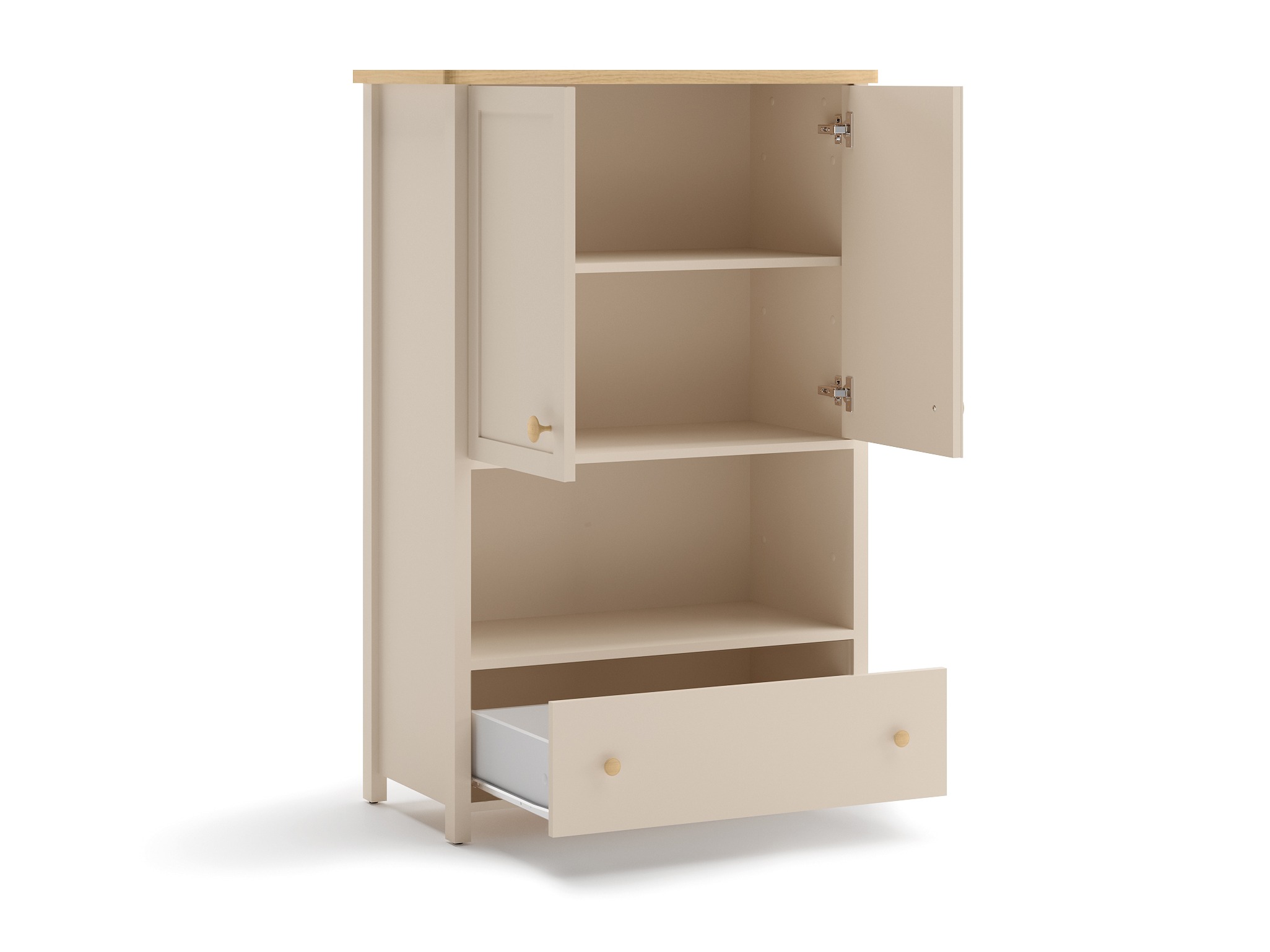 Cómoda Romelbo 144 (Beige + Roble)