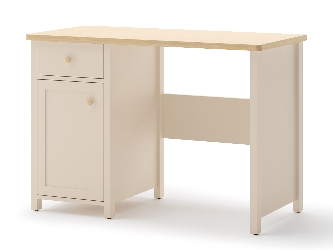 Mesa de oficina Romelbo 139 (Beige + Roble)